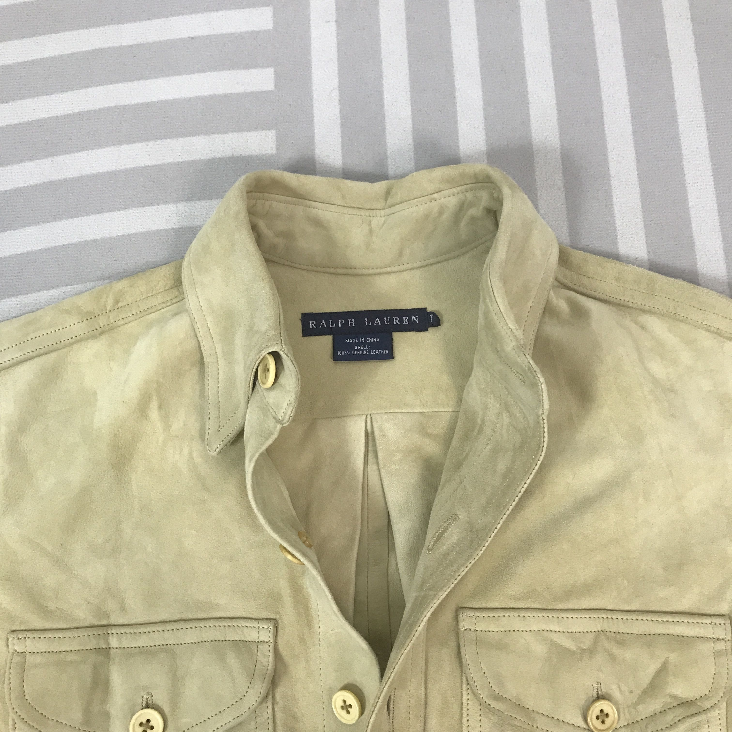 Ralph Lauren Vintage Ralph Lauren Leather polo shirt Size S / US 4 / IT 40 - 7 Thumbnail