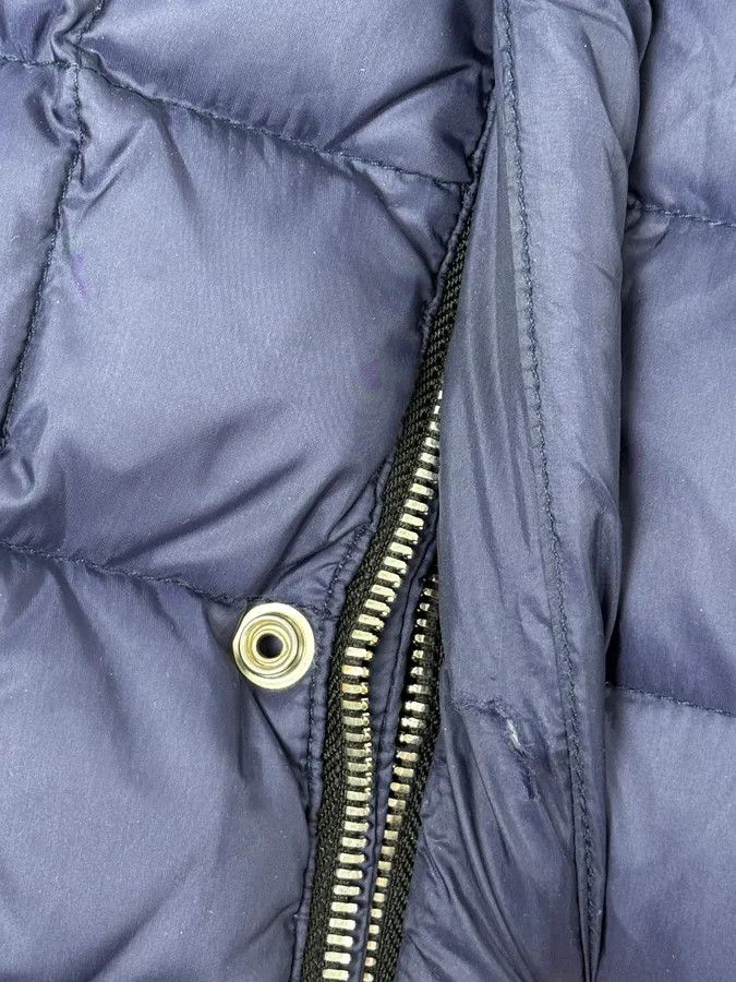 Balmain 2010s Balmain Blue Leather Shoulder Patch Puffer Jacket Size US M / EU 48-50 / 2 - 12 Thumbnail