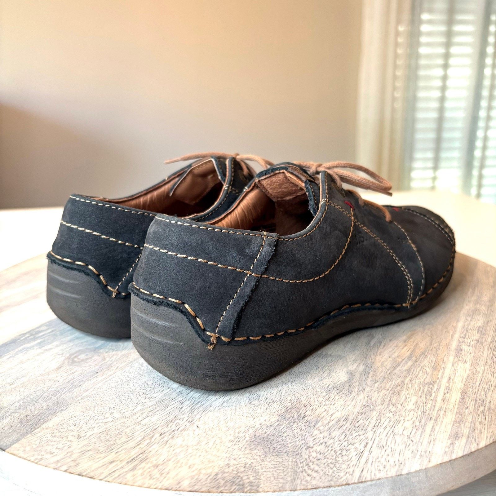 JOSEF SEIBAL Josef Seibel Rosalie Brown Leather Comfort Shoes Women's 9 Size US 9 / IT 39 - 6 Thumbnail