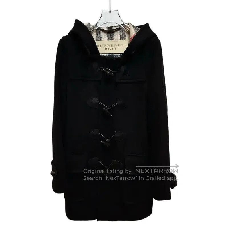 Burberry Burberry Black Cotton Blend Women's Jacket. Size M / US 6-8 / IT 42-44 - 1 Thumbnail