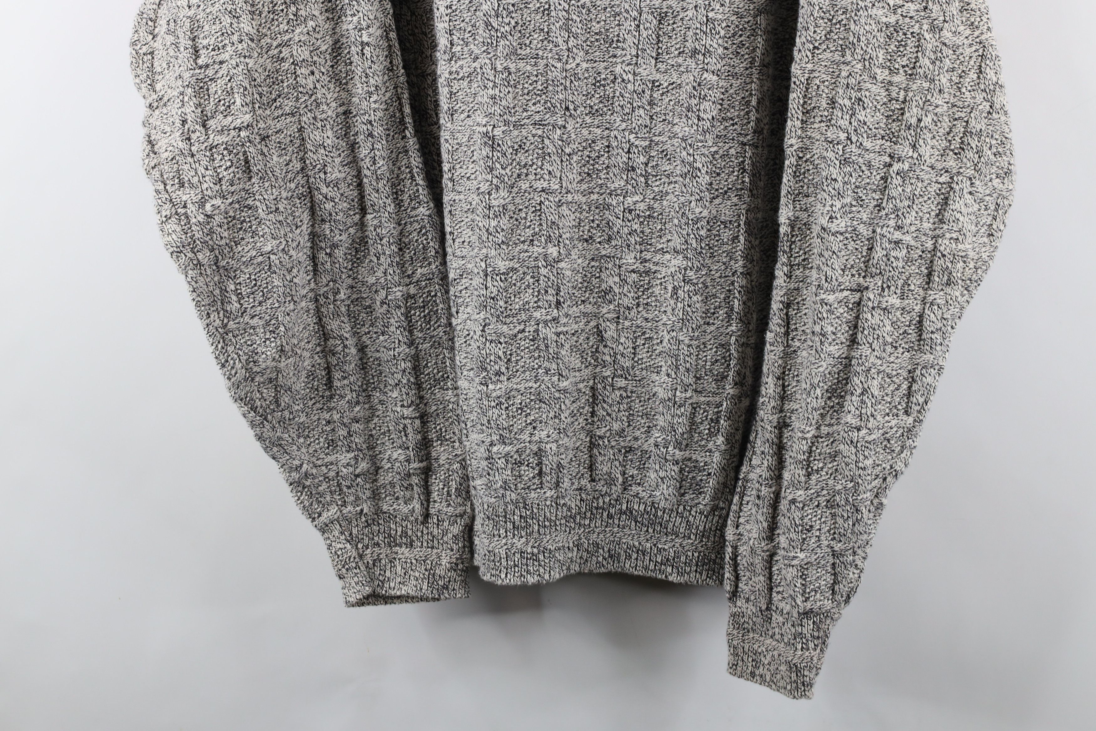 Vintage Vintage 90s Streetwear Hand Framed Cotton Knit Sweater USA Size US XL / EU 56 / 4 - 3 Thumbnail