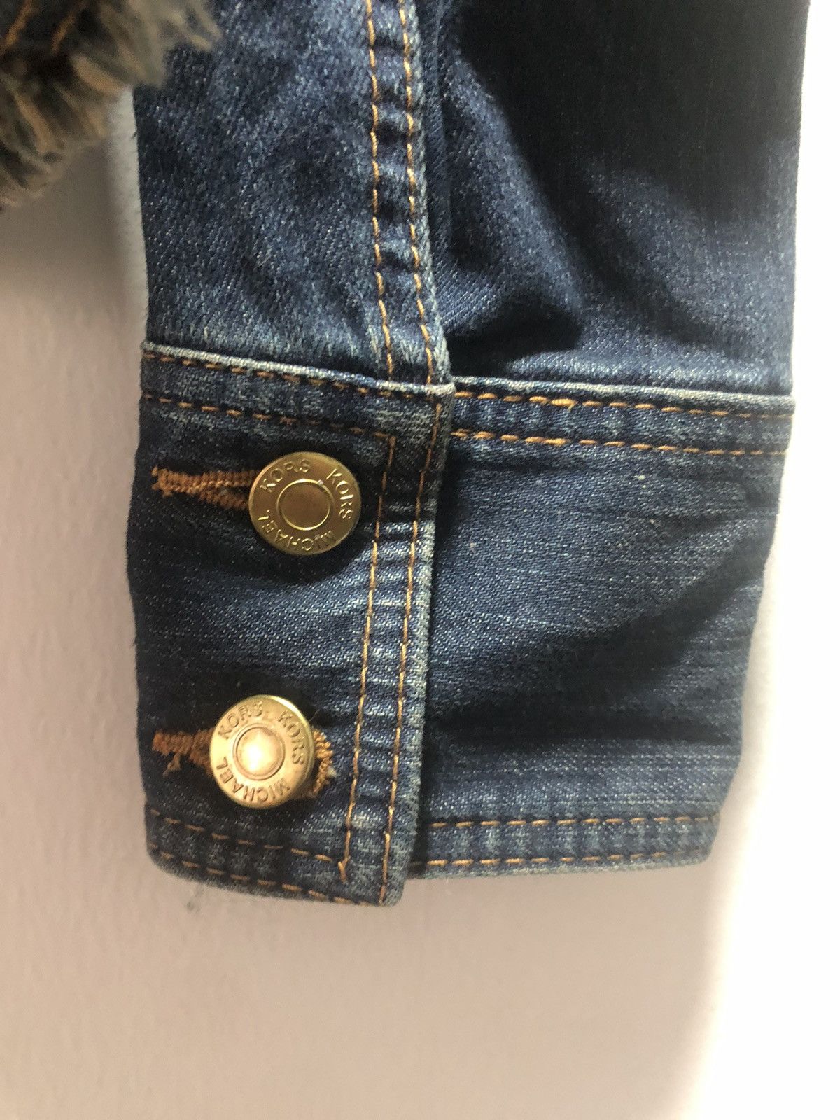 Michael Kors MICHAEL KORS Denim Jacket Coat Size S / US 4 / IT 40 - 4 Thumbnail