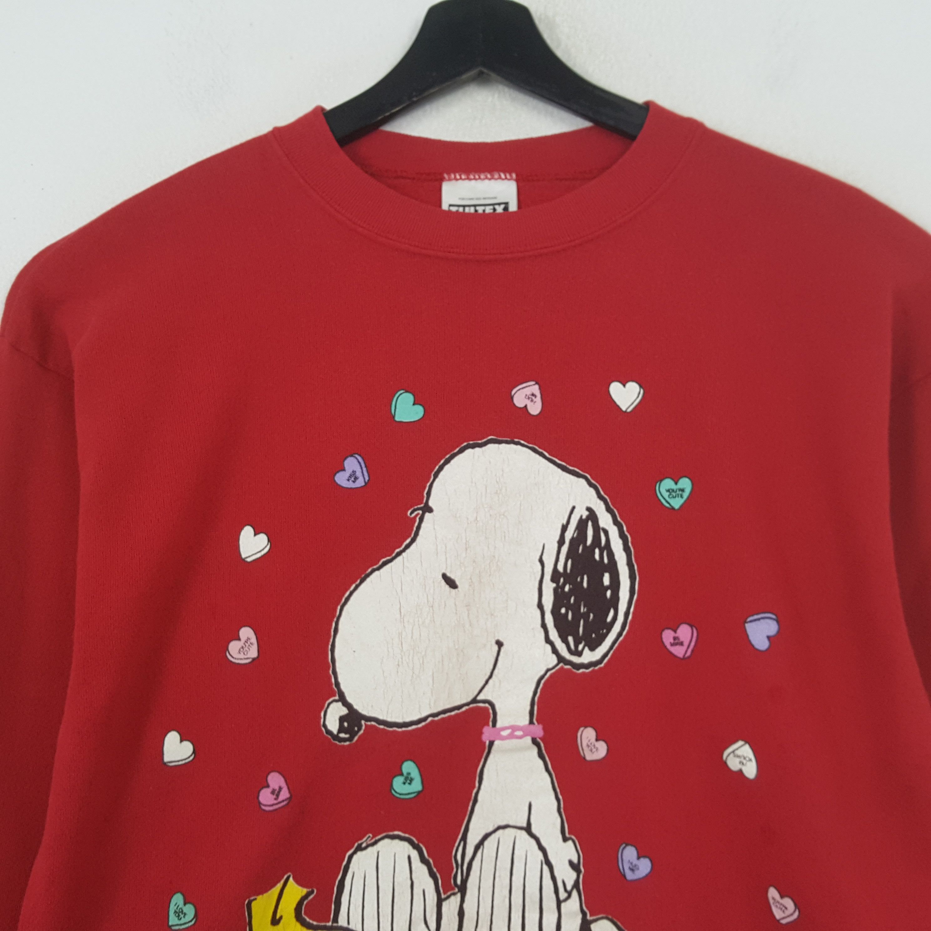 Tultex Snoopy Cartoon Vintage Sweatshirt RR5 Size US S / EU 44-46 / 1 - 2 Thumbnail