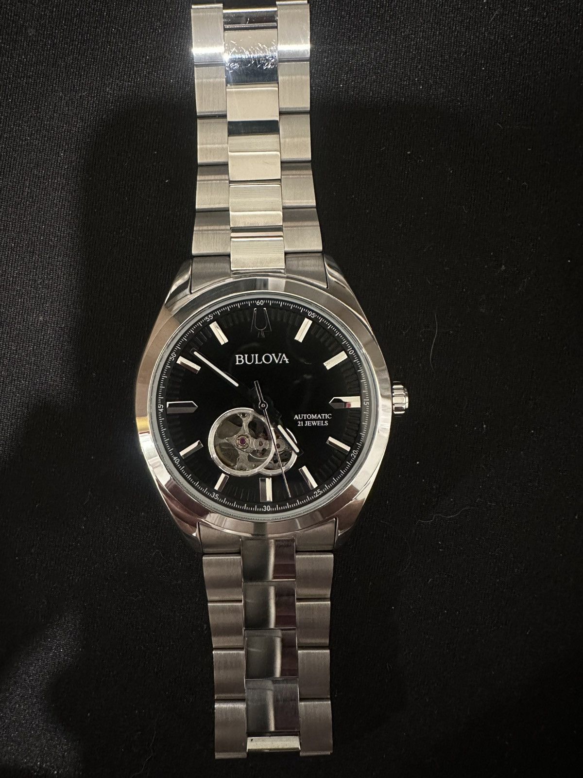 Bulova Bulova Surveyor Automatic Black Dial Watch Size ONE SIZE - 1 Thumbnail