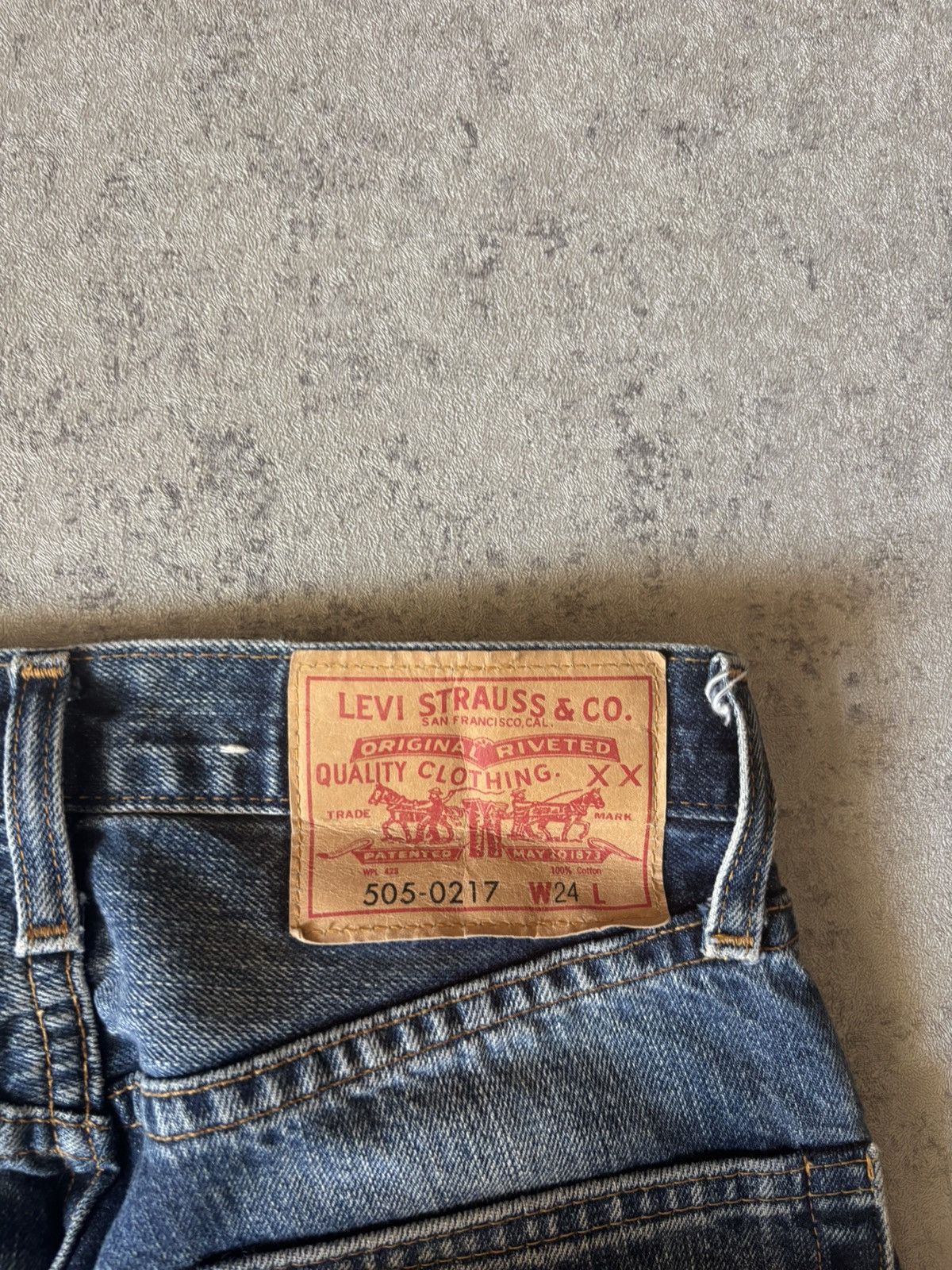 Levi's Vintage Clothing LEVI’S VINTAGE CLOTHING LVC 505-0217 SELVAGE JEANS TALON ZIP Size US 26 / EU 42 - 7 Thumbnail