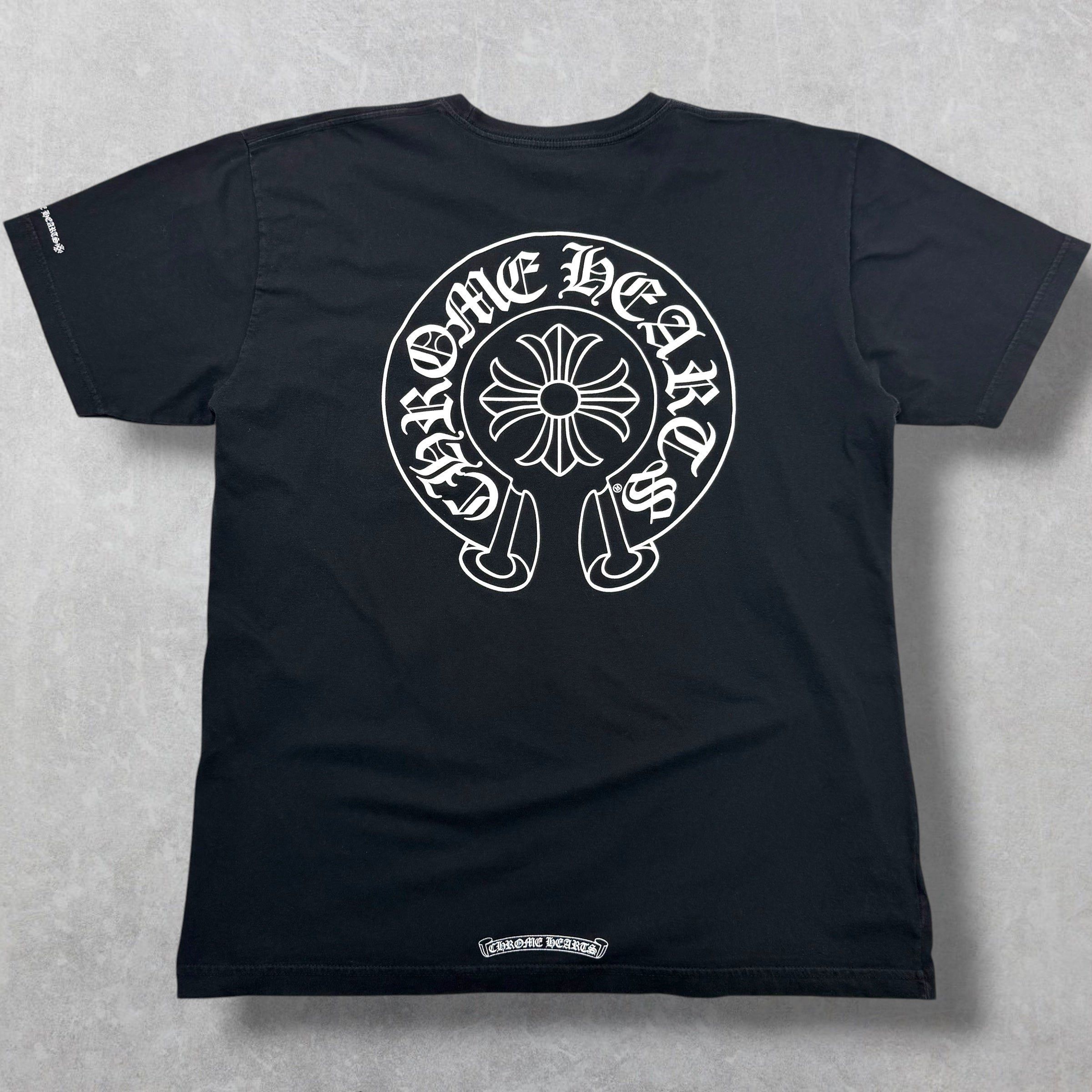 Chrome Hearts Chrome Hearts Horseshoe Logo Tee Black XL Size US XL / EU 56 / 4 - 1 Thumbnail