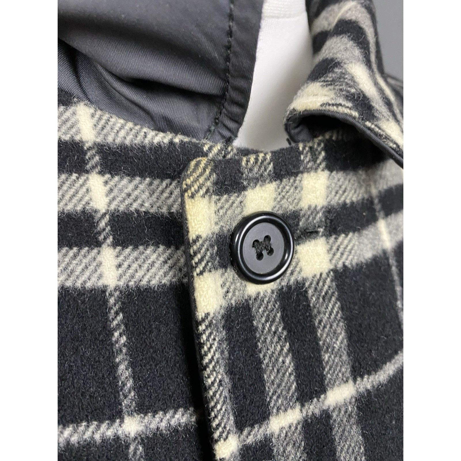 Burberry Burberry Nova Check Women's Black Wool Cashmere Reversible C Size XXL / US 16-18 / IT 52-54 - 12 Thumbnail