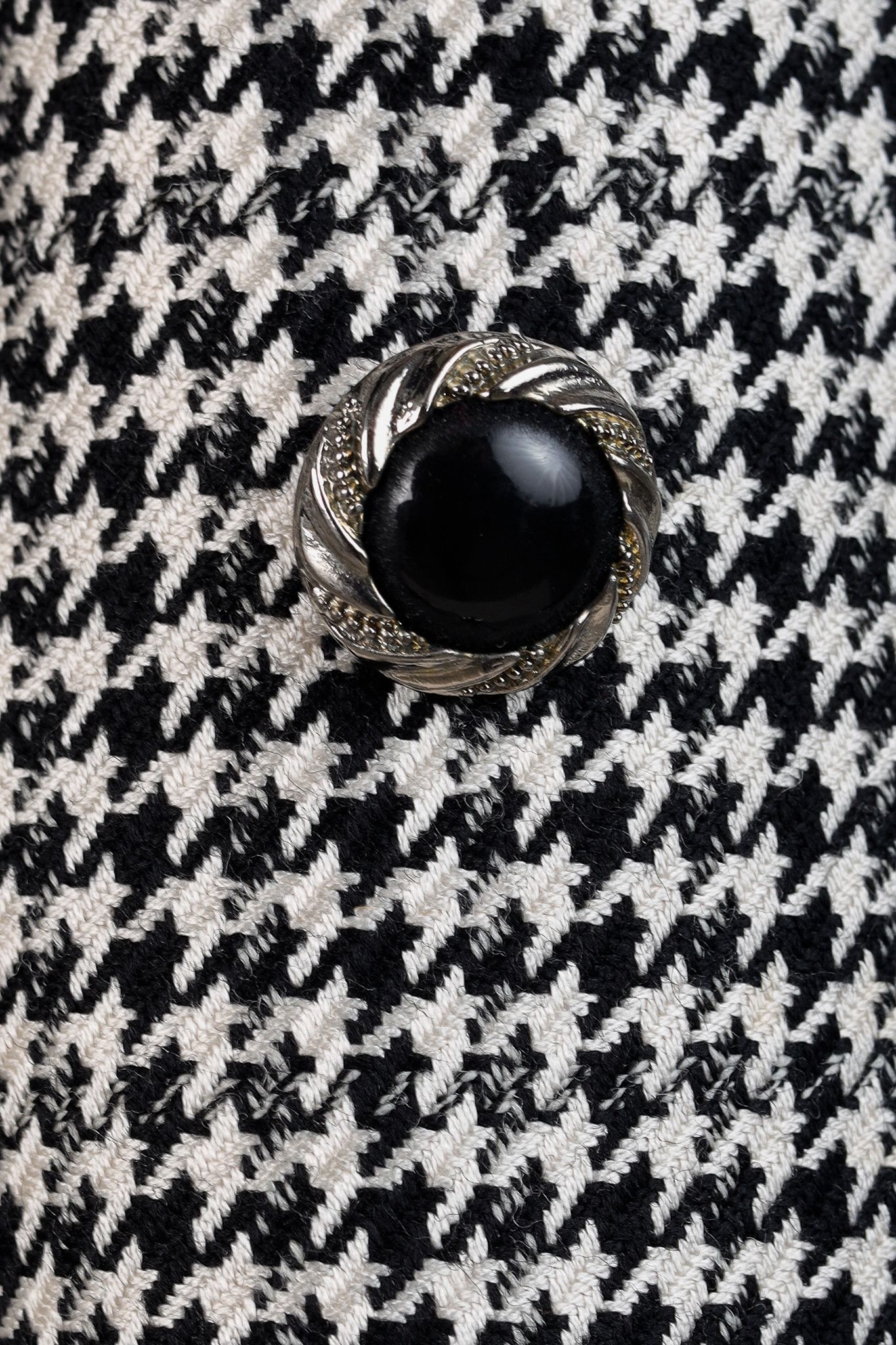 Escada Escada Vintage Houndstooth Double Breasted Velvet Blazer Size M / US 6-8 / IT 42-44 - 8 Thumbnail