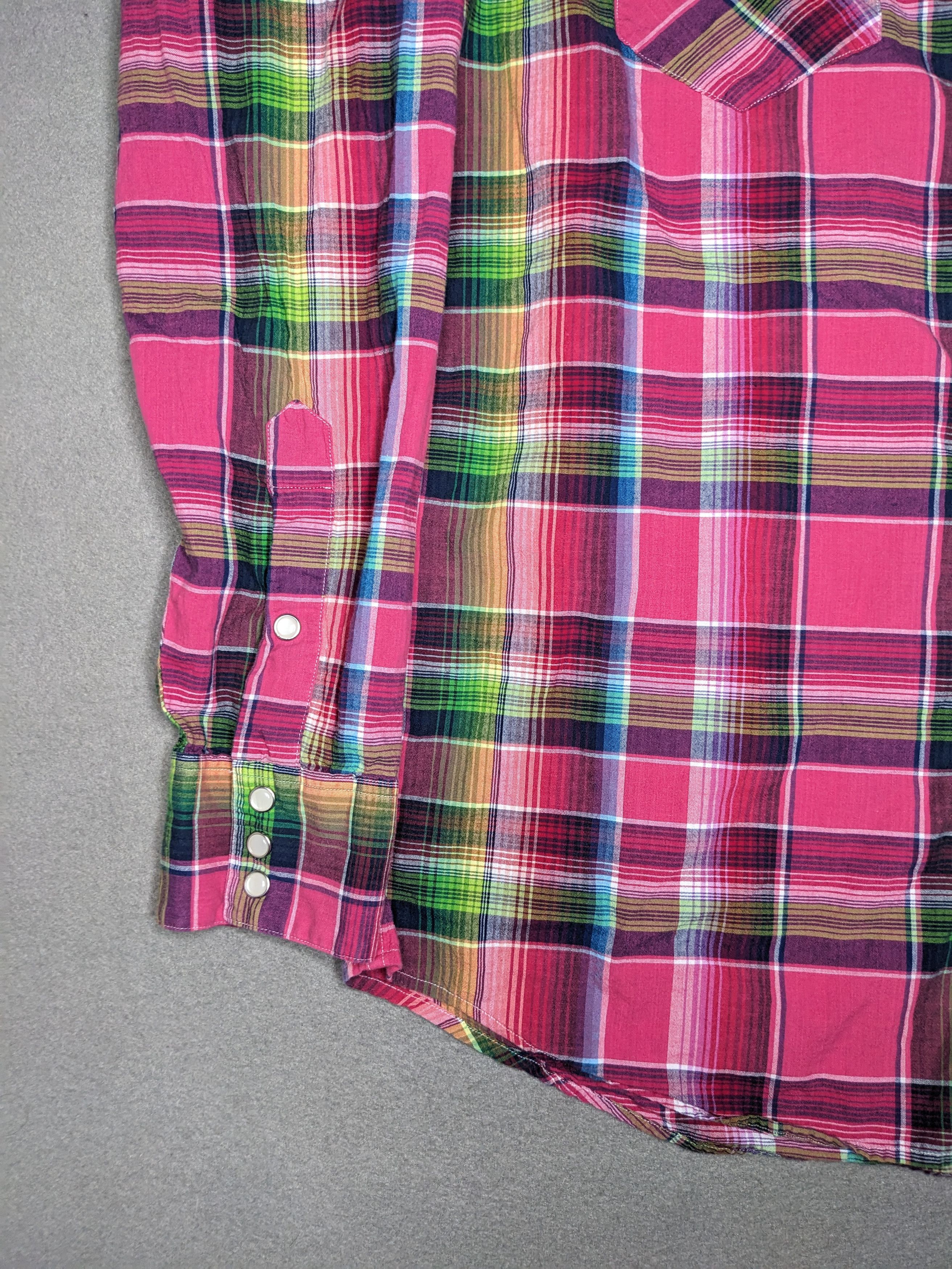 Polo Ralph Lauren Polo Ralph Lauren Western Shirt Pearl Snap Large Plaid Size US L / EU 52-54 / 3 - 3 Thumbnail