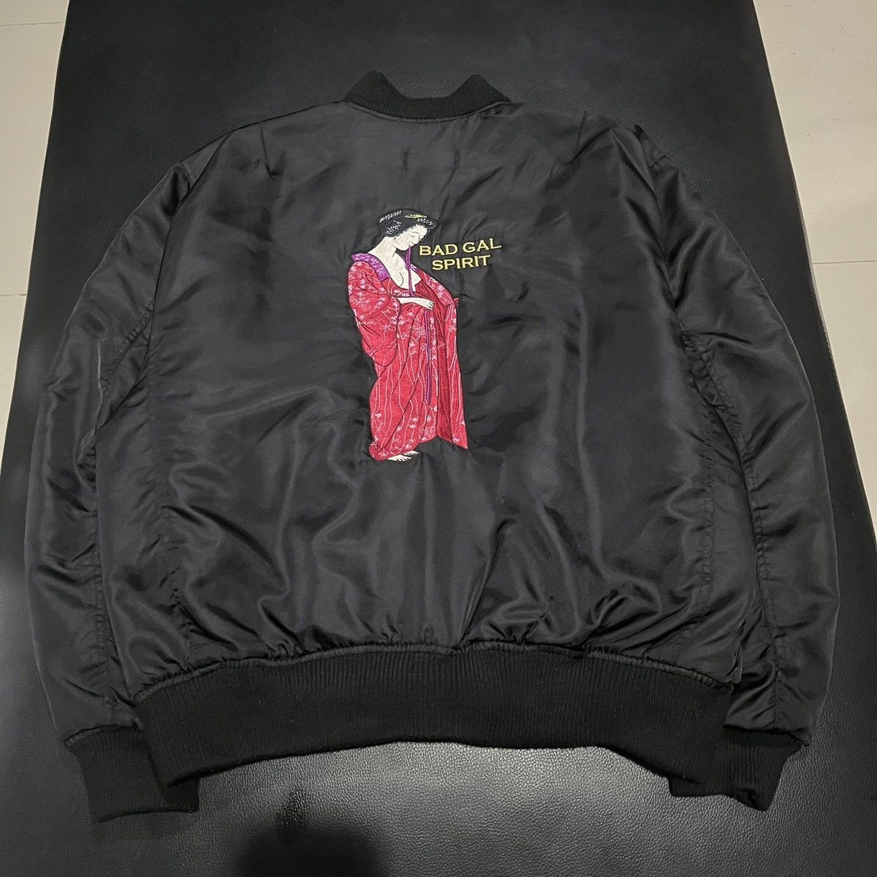 Japanese Brand brooklyn all day new york bad gal spirit bomber jacket Size US L / EU 52-54 / 3 - 1 Thumbnail