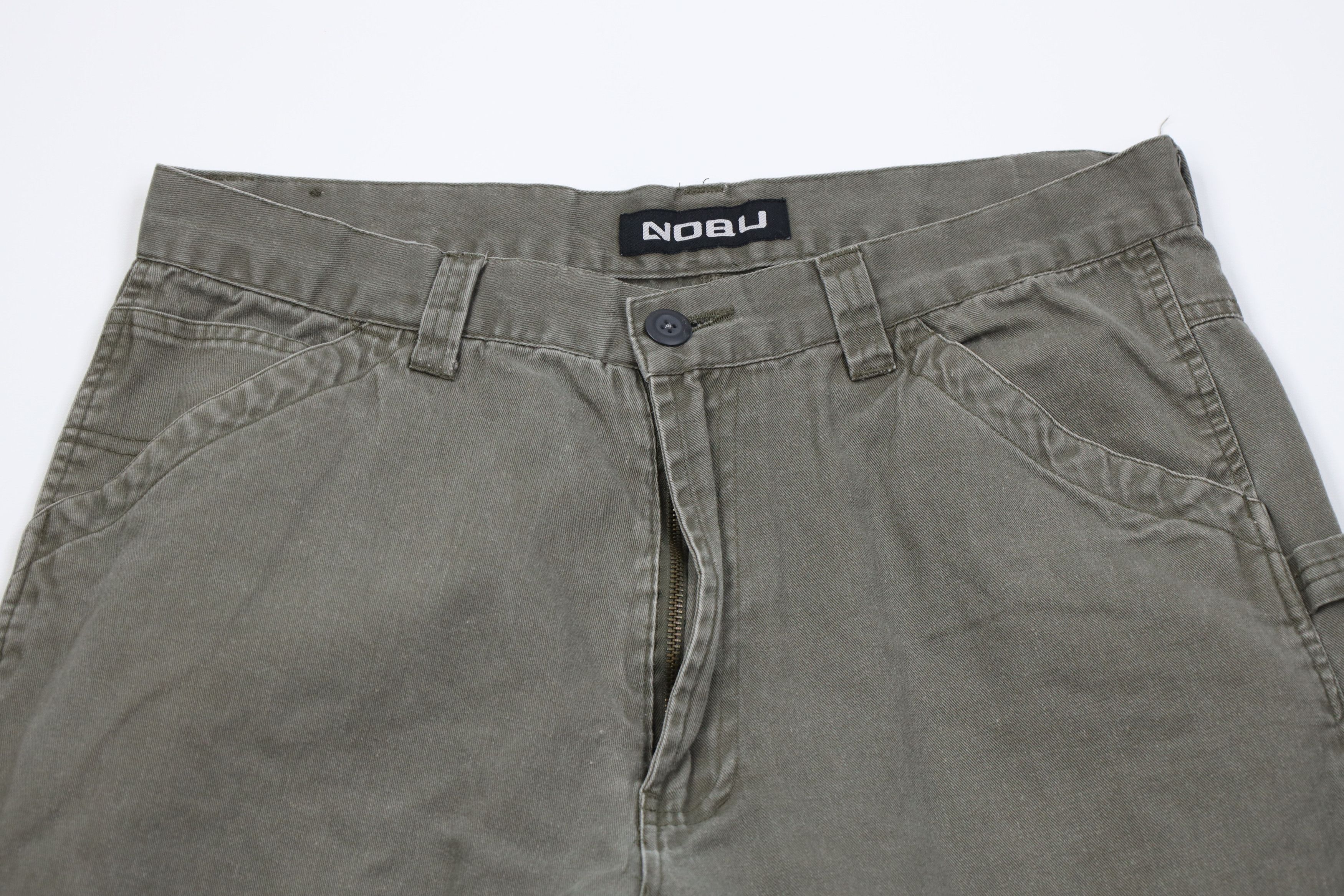 Vintage Vintage 90s Y2K Streetwear Wide Leg Skateboard Pants Green Size US 34 / EU 50 - 2 Thumbnail