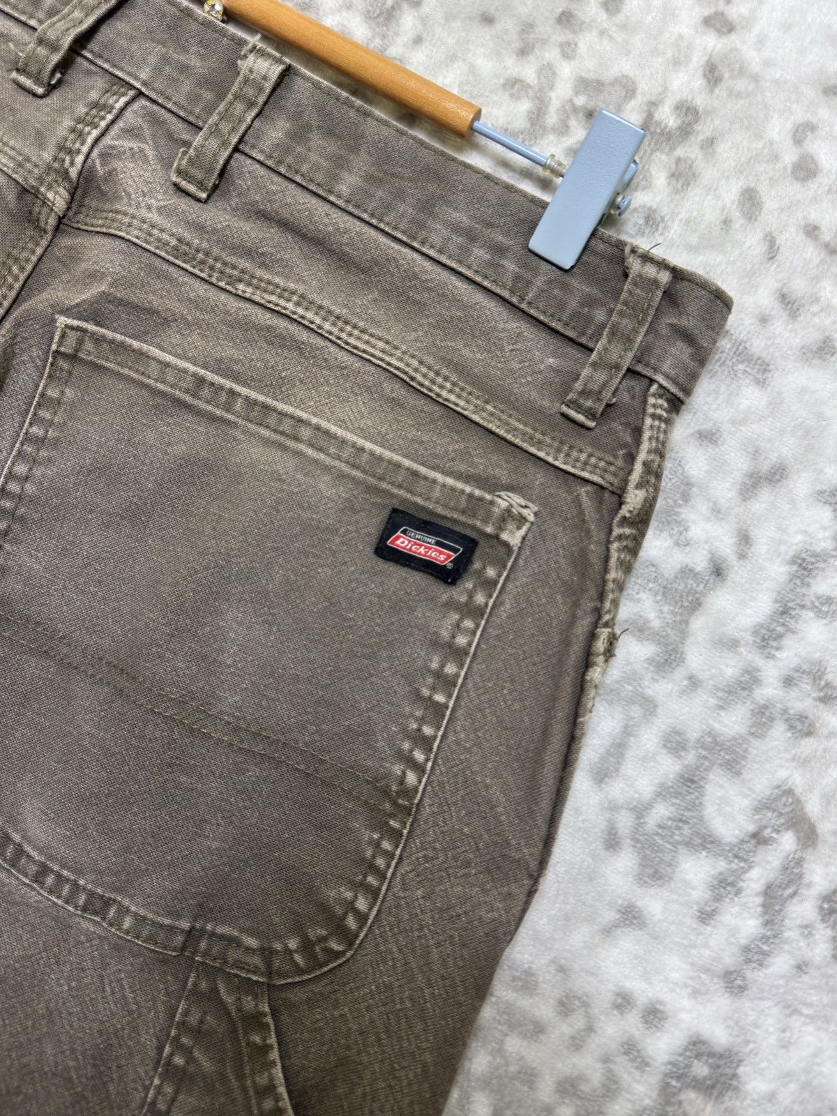Dickies Vintage Brown Workwear Carpenter Pants Sun Faded Distressed Size US 32 / EU 48 - 16 Thumbnail
