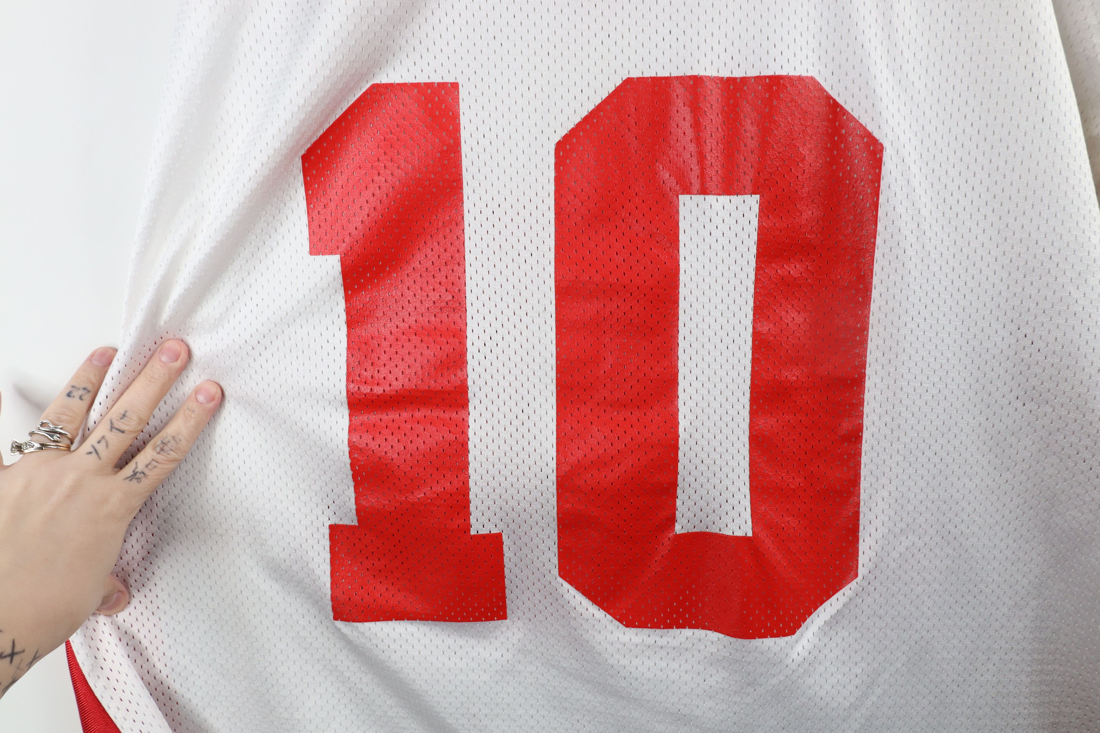 Adidas × Vintage Vintage 90s Adidas University of Nebraska Jersey #10 Size US XXL / EU 58 / 5 - 12 Thumbnail