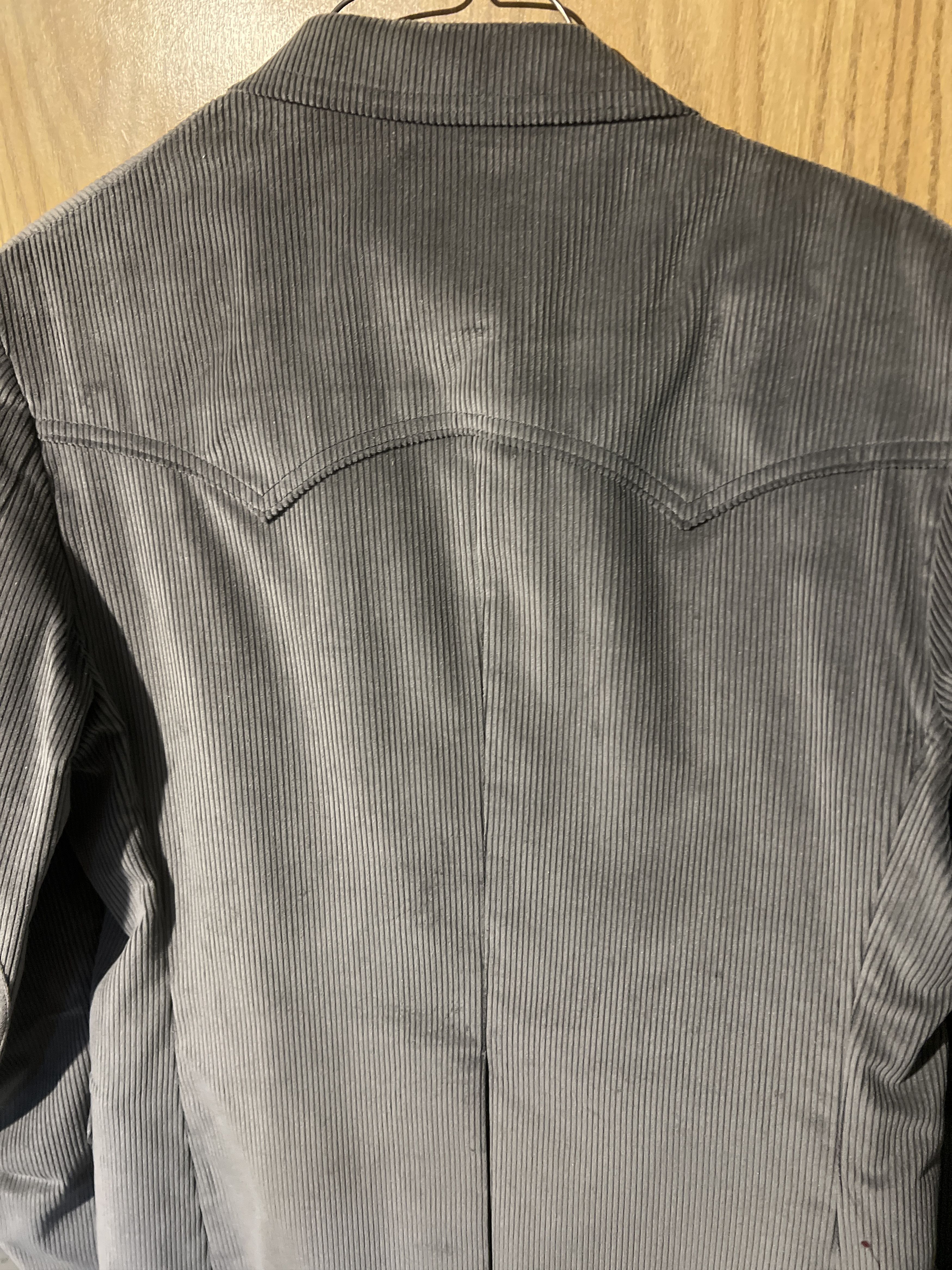 Levi's Vintage Clothing NOS 1977 Levi’s Gray/silver Corduroy Blazer-Never Worn Size 40R - 10 Thumbnail