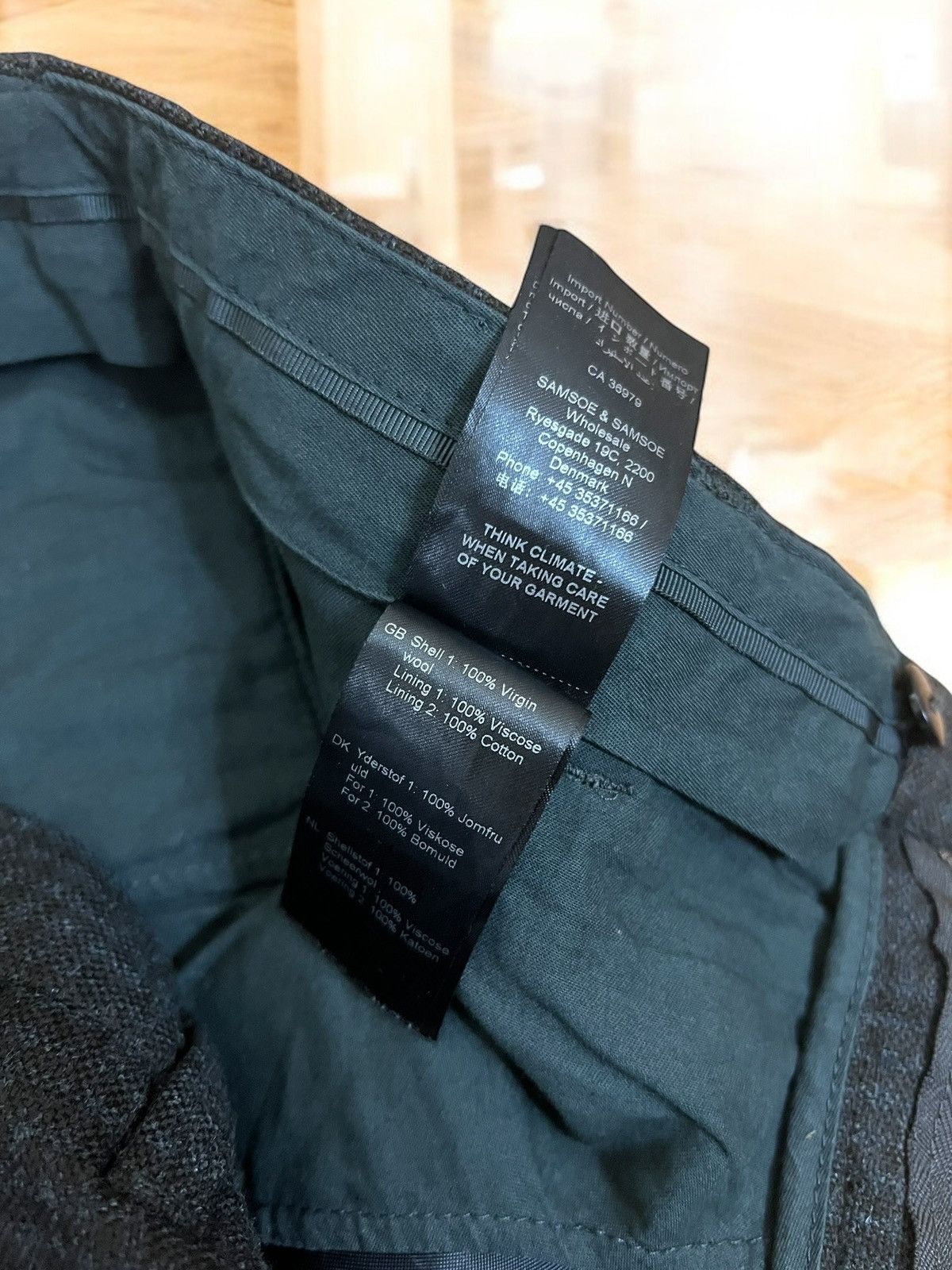 Samsoe Samsoe Samsoe Samsoe Karl Pants checked woolen trousers size L Size 30" / US 8 / IT 44 - 7 Thumbnail