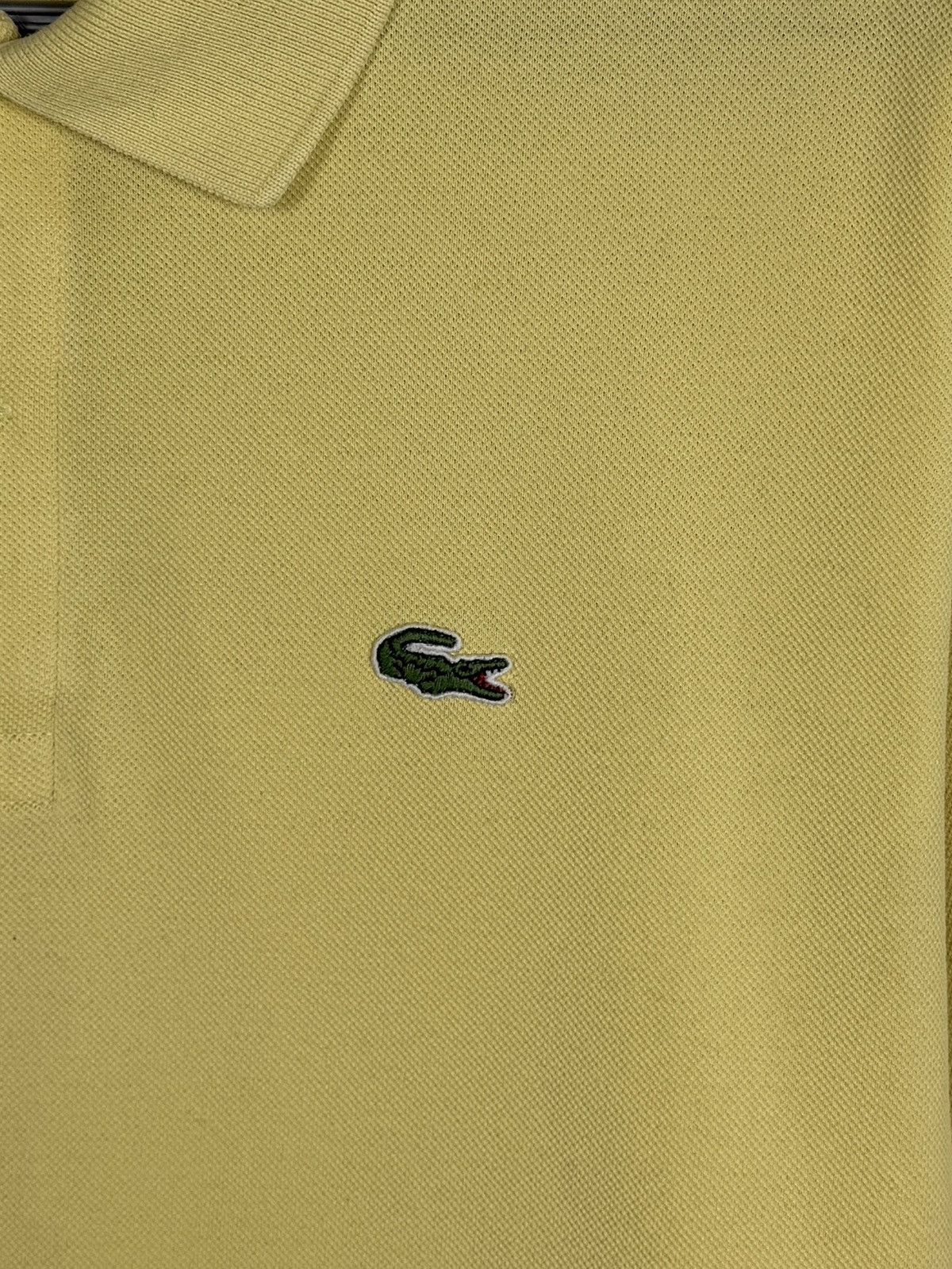 Lacoste Men’s Lacoste Vintage Short Sleeve Polo Shirt Yellow Size 7 Size US XXL / EU 58 / 5 - 6 Thumbnail