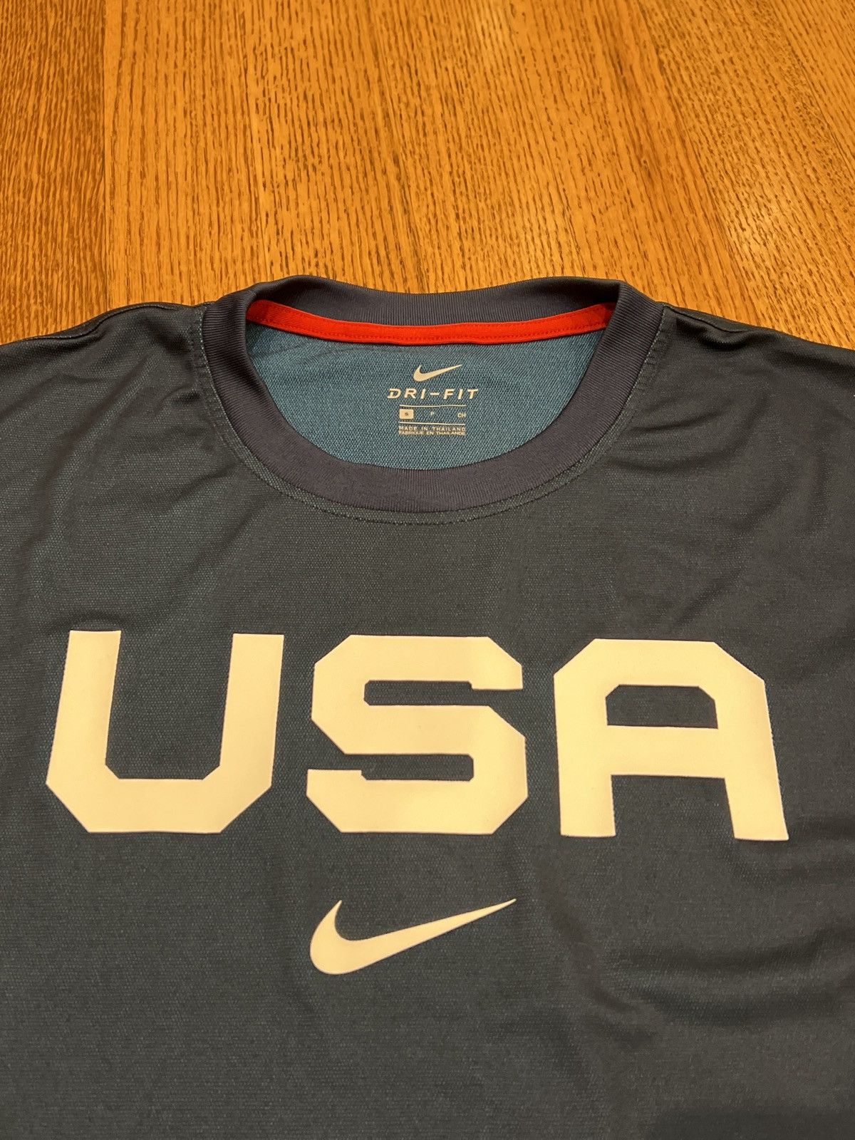 Nike Nike Dri-Fit Team USA Warm-Up Shirt Size US S / EU 44-46 / 1 - 3 Thumbnail