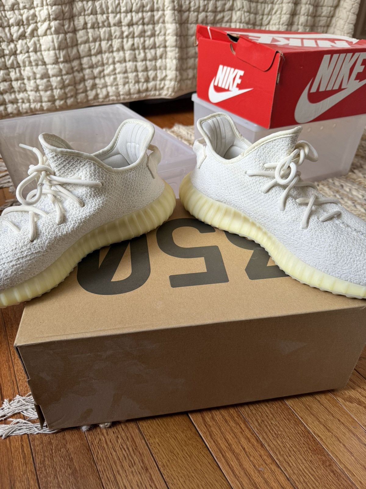 Adidas Yeezy V2 cream size 10.5 Size US 11.5 / EU 44-45 - 5 Thumbnail