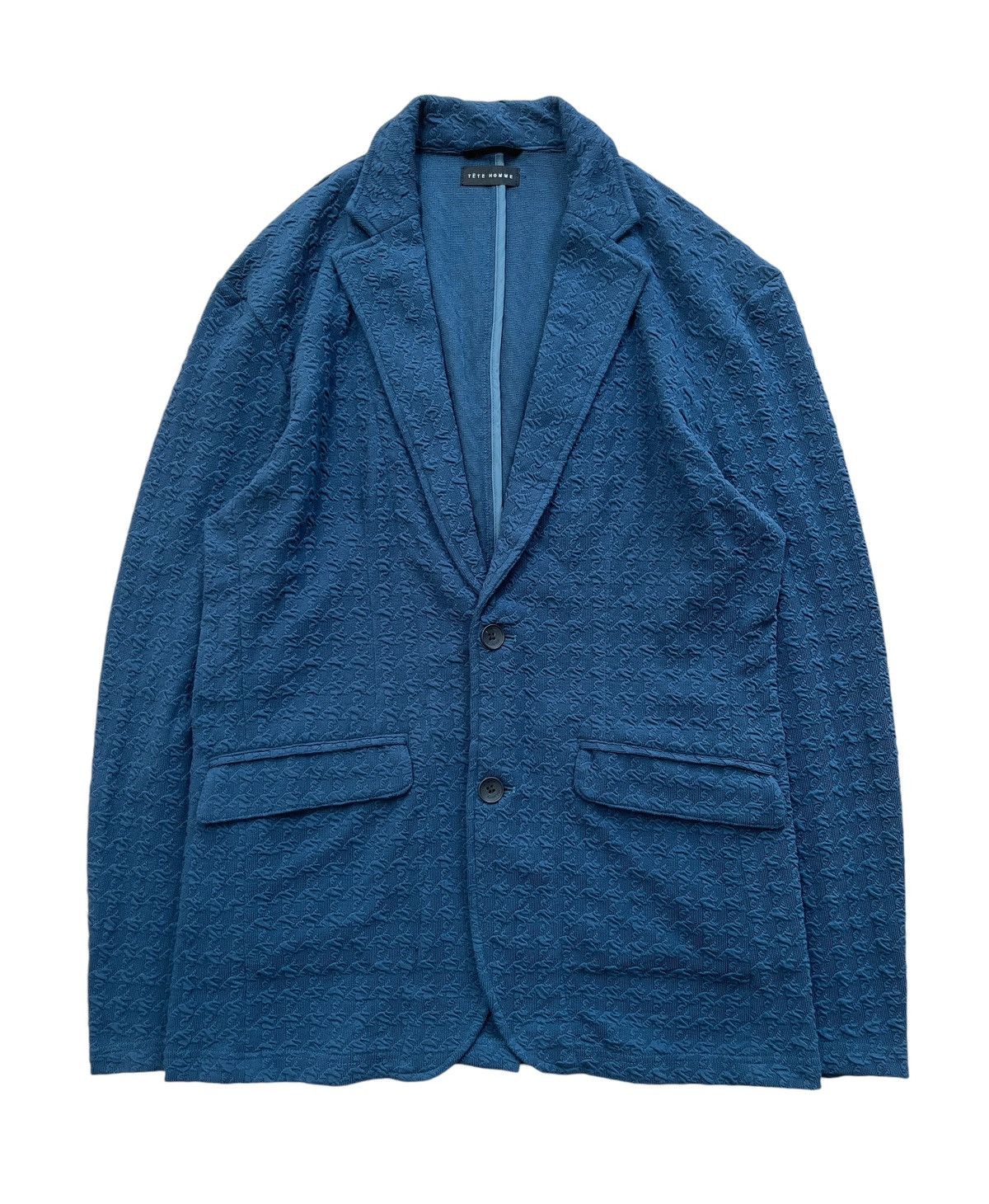 Issey Miyake Tete Homme Abstract Jacket Size US L / EU 52-54 / 3 - 2 Thumbnail