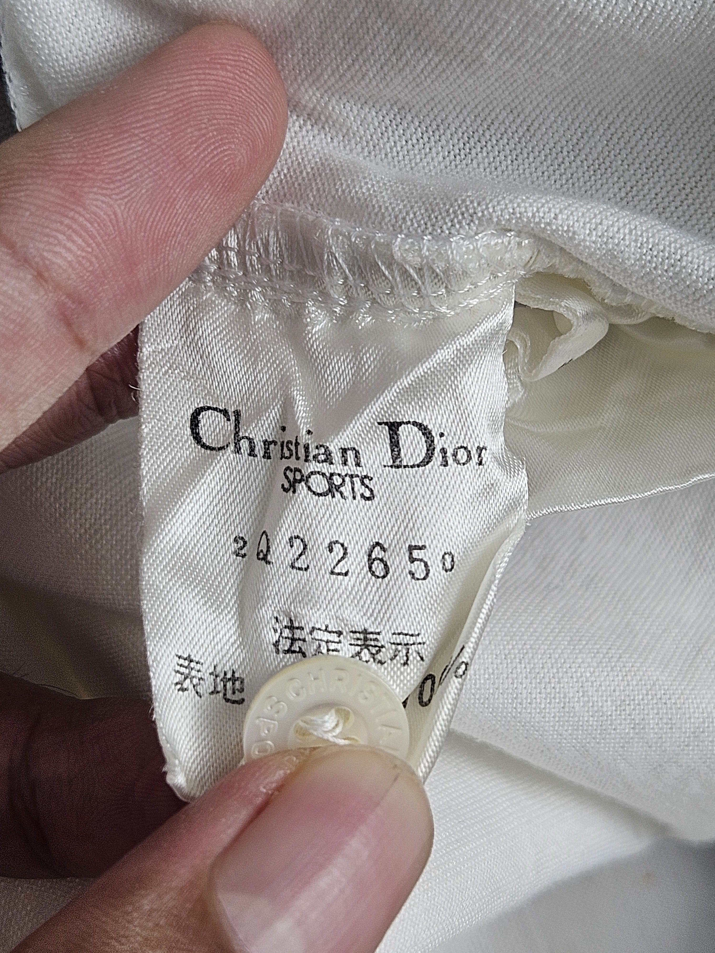 Christian Dior Monsieur Vintage Christian Dior Sports Polo shirt 90s Size US L / EU 52-54 / 3 - 4 Thumbnail