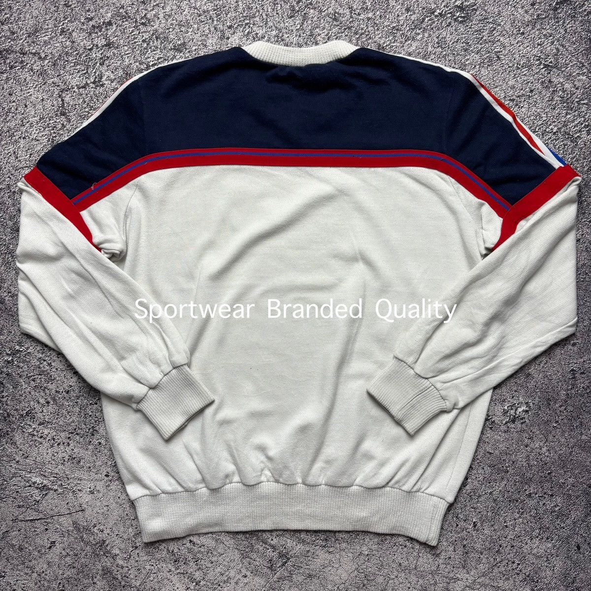 Adidas Rare Sweatshirt France x Adidas Vintage 80s Size US M / EU 48-50 / 2 - 2 Thumbnail