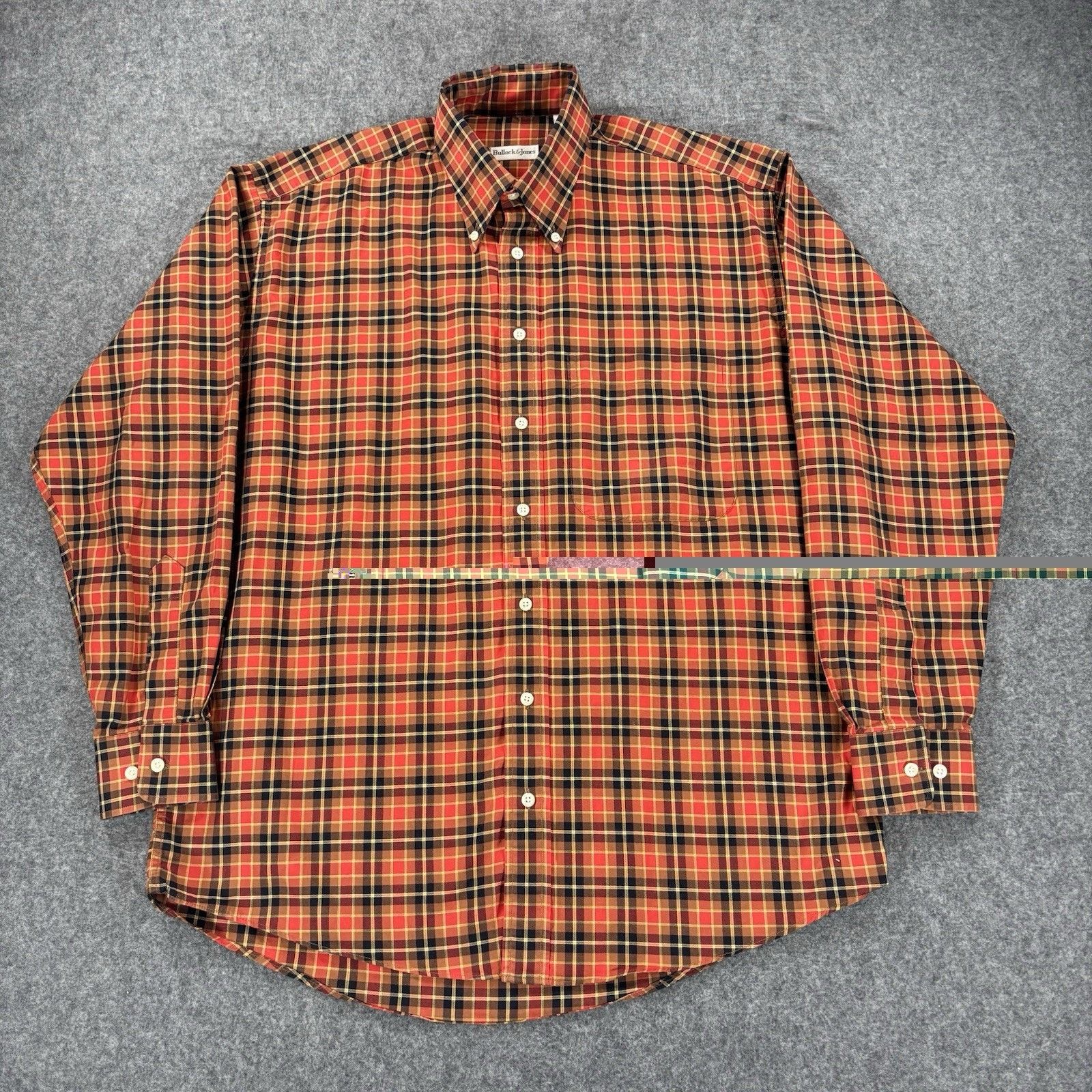 Bullock & Jones Bullock & Jones Plaid Long Sleeve Button Down Shirt Sz Large Size US L / EU 52-54 / 3 - 2 Thumbnail