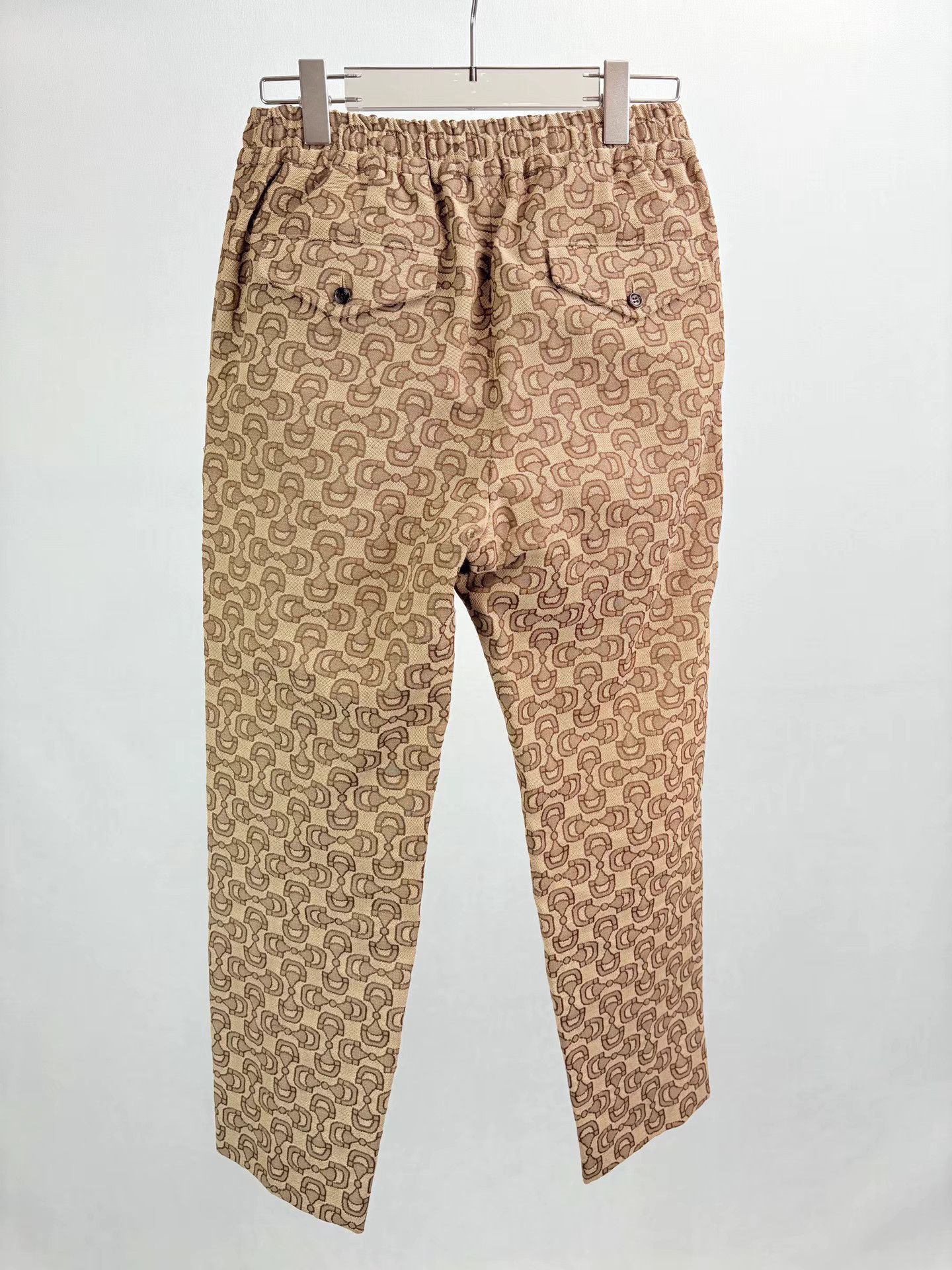 Gucci GUCCI Brown Horsebit All-Over Logo Pants Size US 28 / EU 44 - 2 Thumbnail