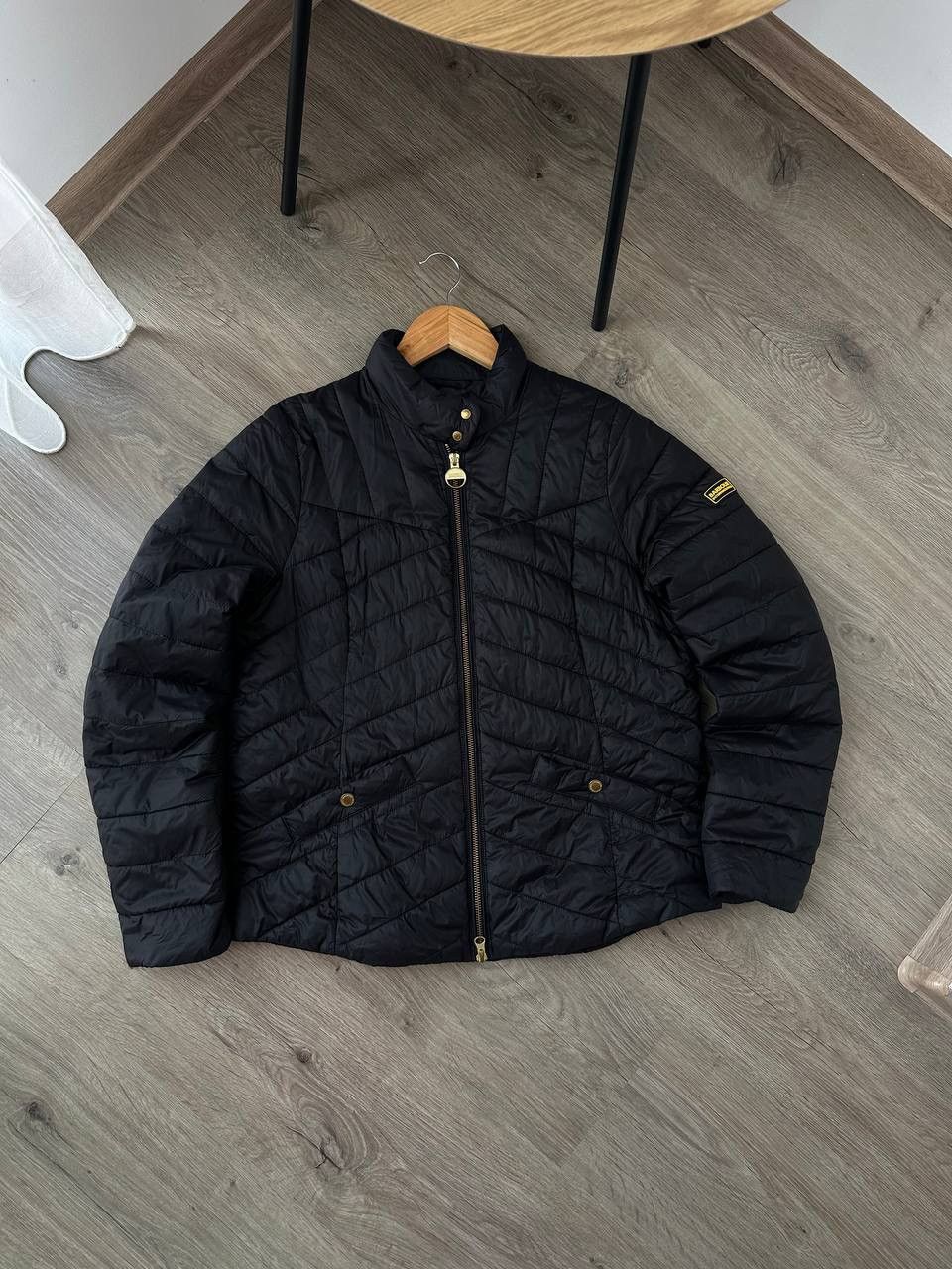 Barbour Vintage Barbour International Quilted Jacket Black Moto Size US M / EU 48-50 / 2 - 3 Thumbnail