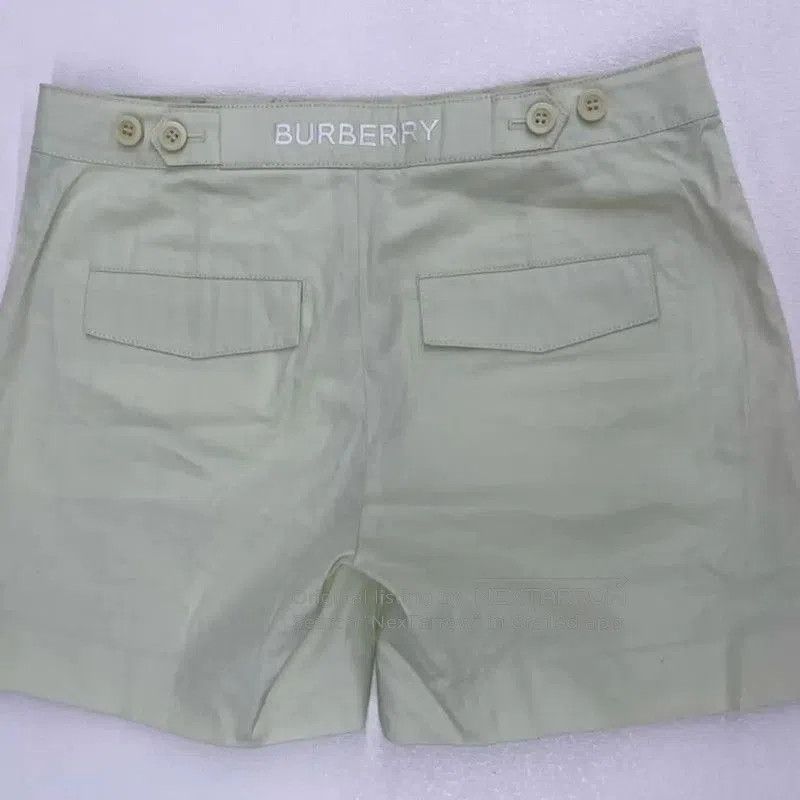 Burberry Burberry Women's Light Green Cotton Shorts. Size 30" / US 8 / IT 44 - 2 Thumbnail