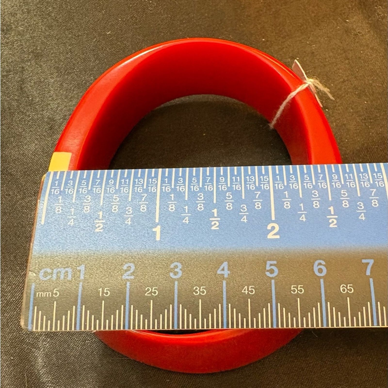 Monet Vintage RARE MONET Red 1984 bangle Size 7.25" Size ONE SIZE - 9 Thumbnail