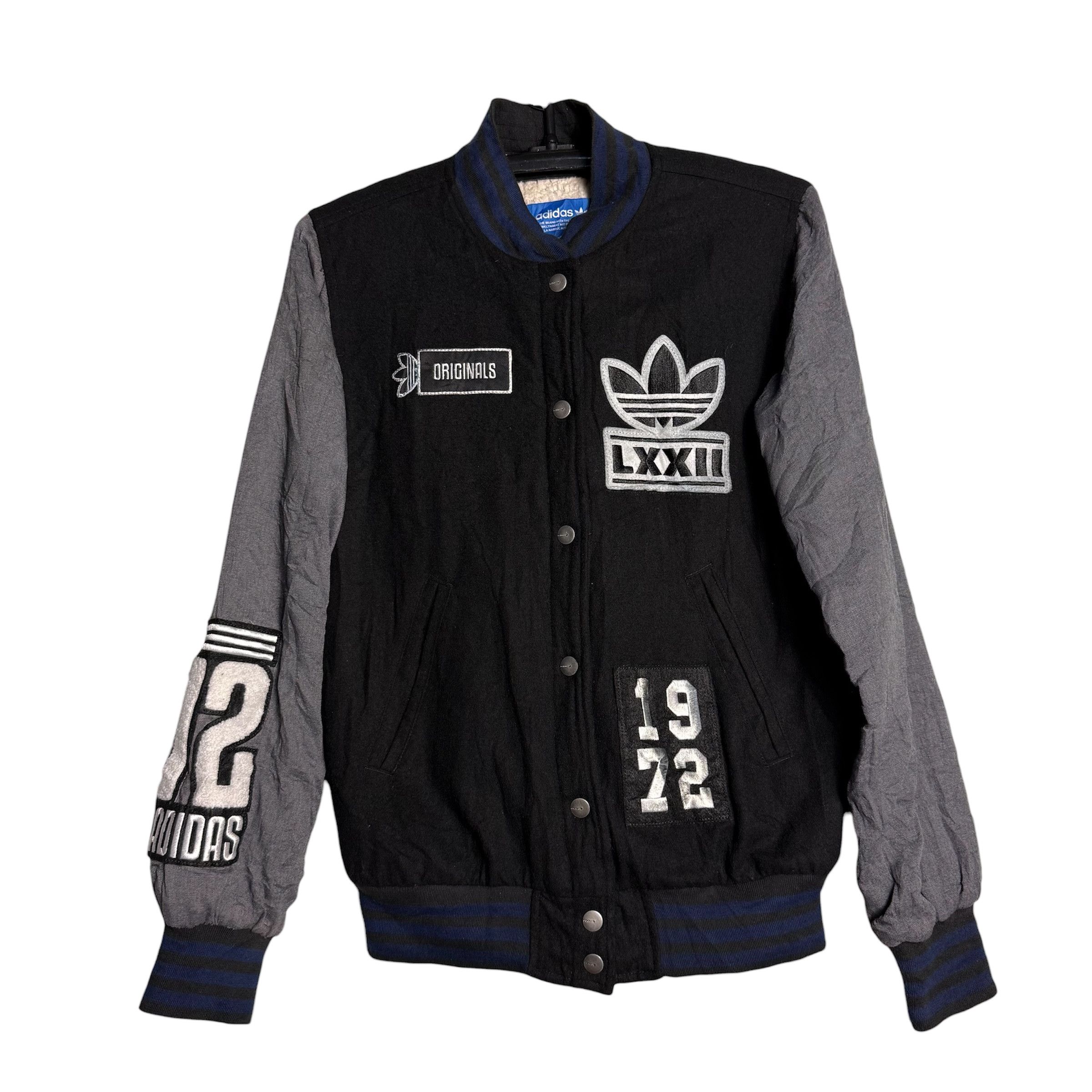 Adidas 🔥RARE🔥Vintage Adidas Originals Wool Lining Varsity Jacket Size US M / EU 48-50 / 2 - 1 Thumbnail