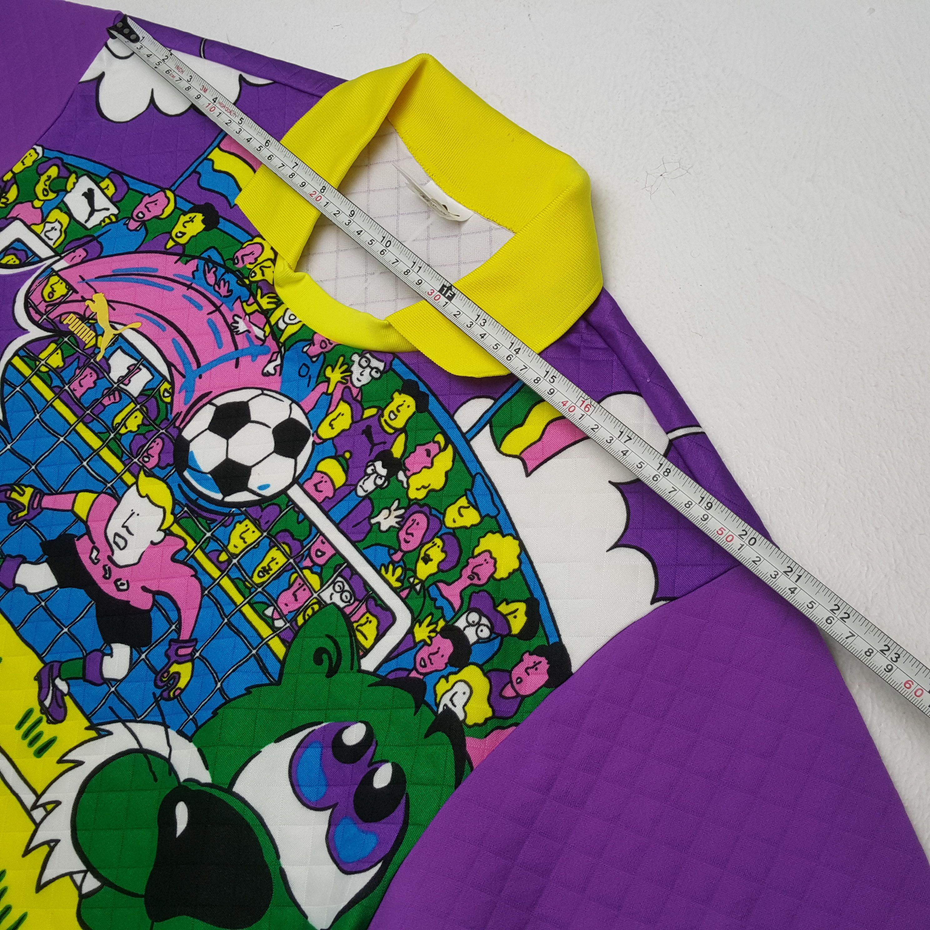 Japanese Brand × Puma × Vintage Vintage PUMA Sportswear Full Print Art Style Sweatshirts Size US L / EU 52-54 / 3 - 5 Thumbnail