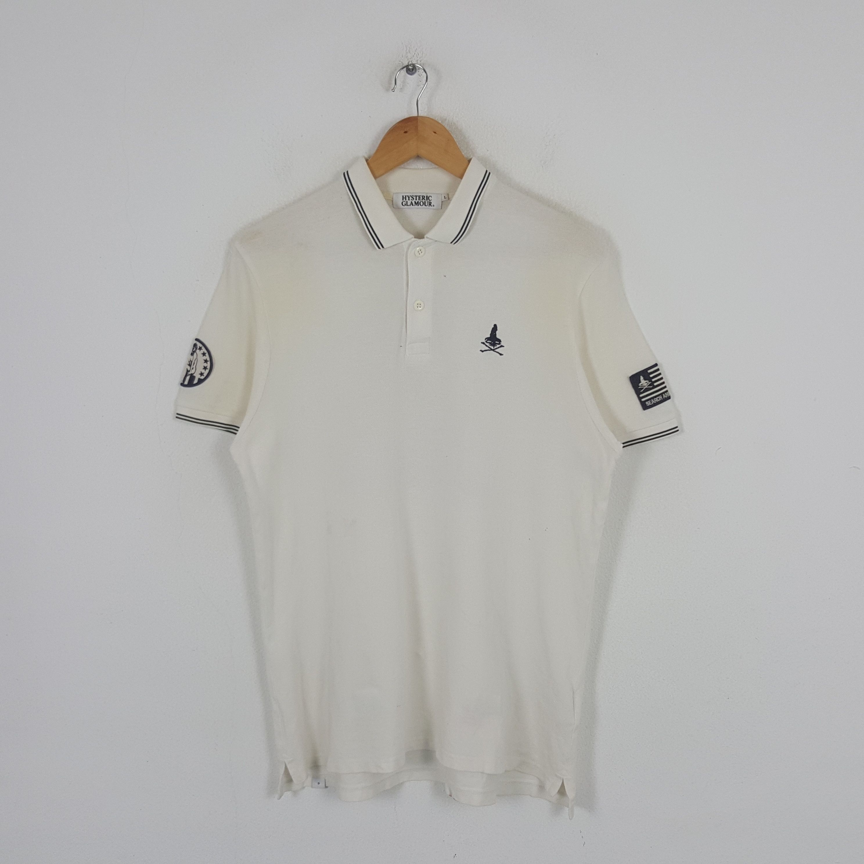 Hysteric Glamour Vintage Hysteric Glamour Japanese Brand Polos C285N14 Size US M / EU 48-50 / 2 - 1 Thumbnail