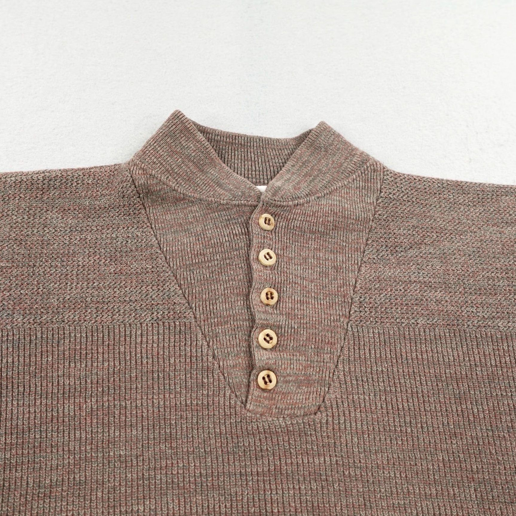 Vintage VINTAGE Cabela's Sweater Mens XL Brown Henley Ragg Pullover Knit Outdoors 90s Size US M / EU 48-50 / 2 - 2 Thumbnail