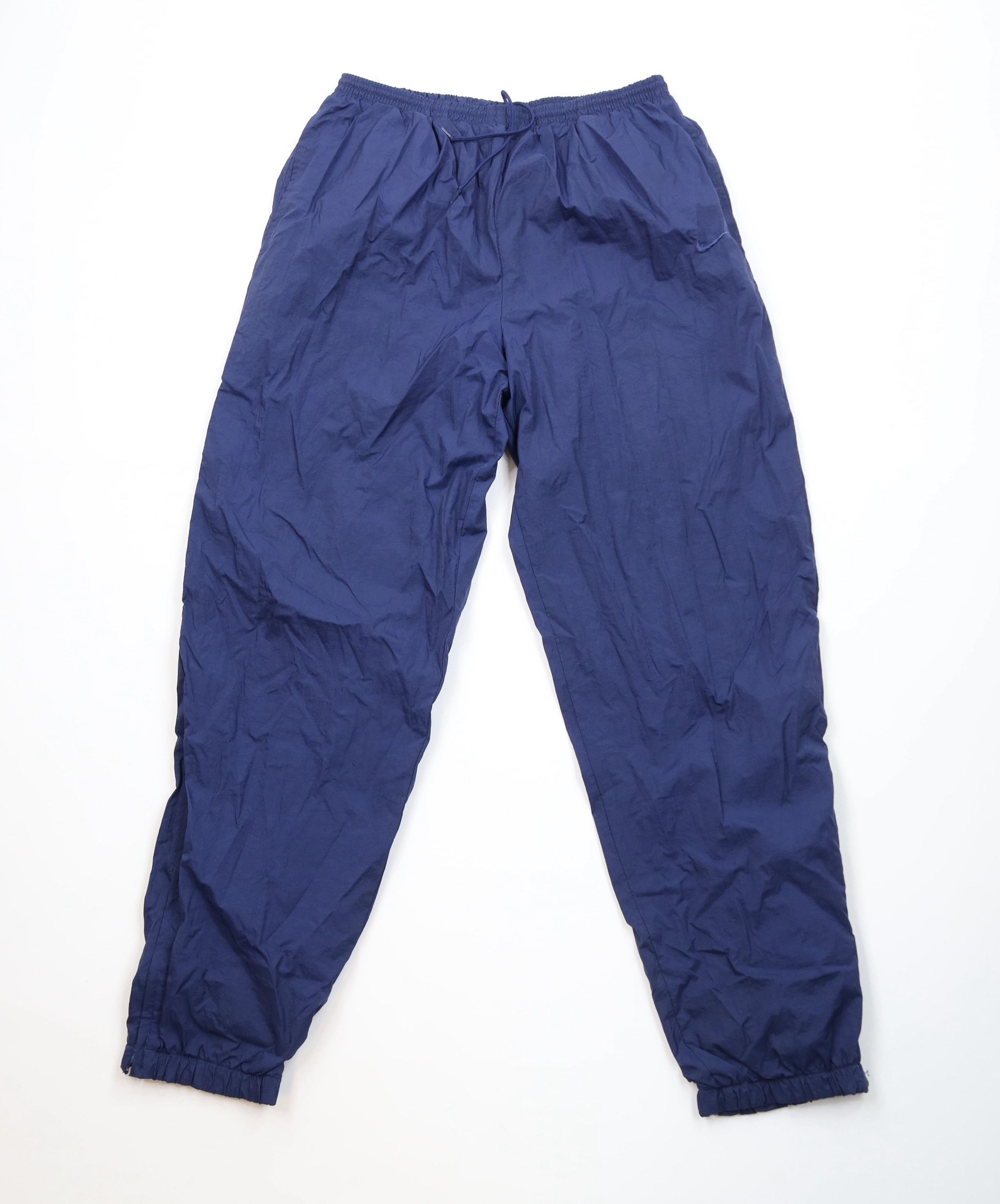 Nike Vintage 90s Nike Swoosh Monochrome Lined Windbreaker Pants Size US 36 / EU 52 - 1 Thumbnail