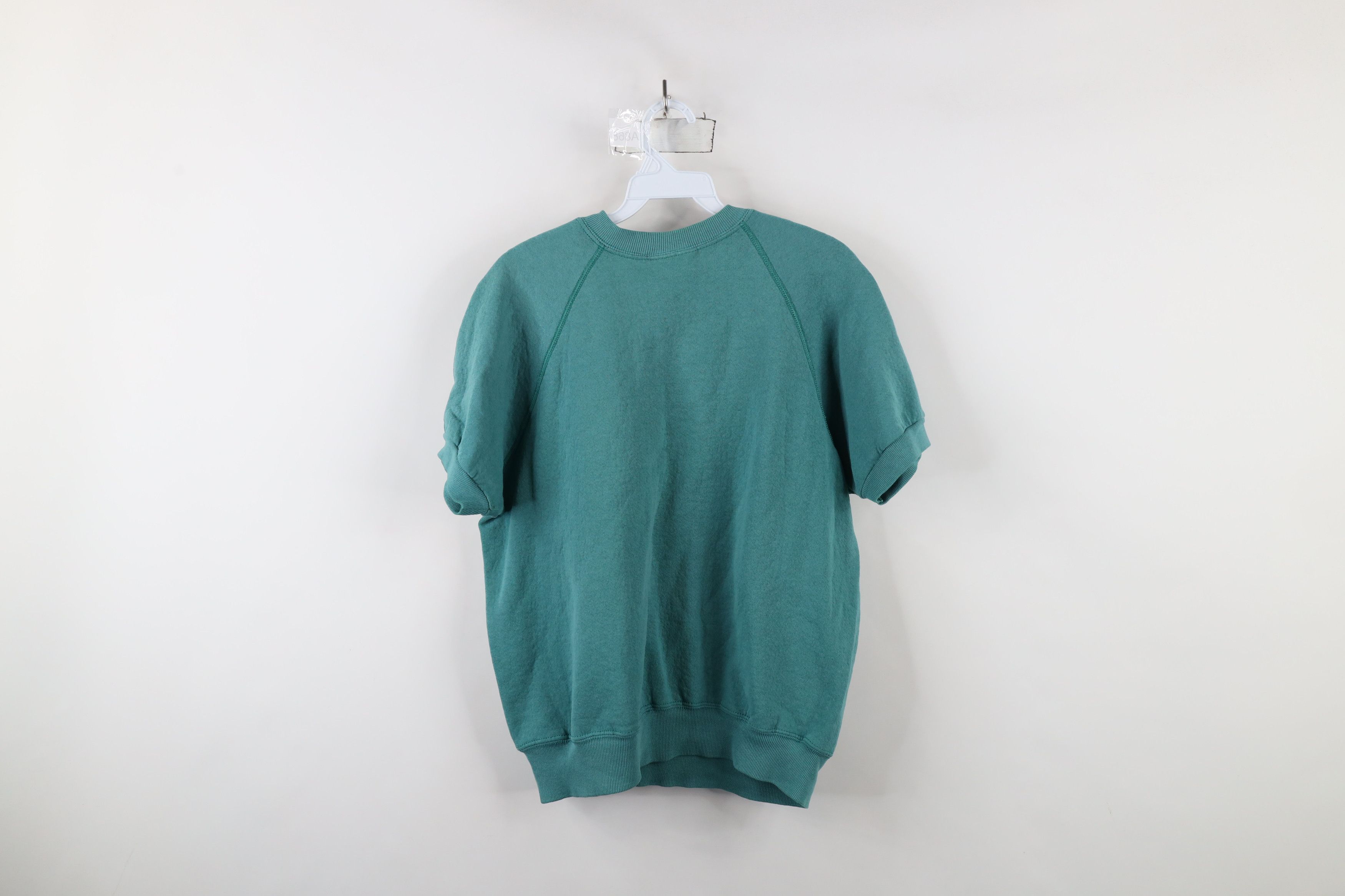 Vintage Vintage 90s Streetwear Flower Short Sleeve Sweatshirt Size L / US 10 / IT 46 - 10 Thumbnail