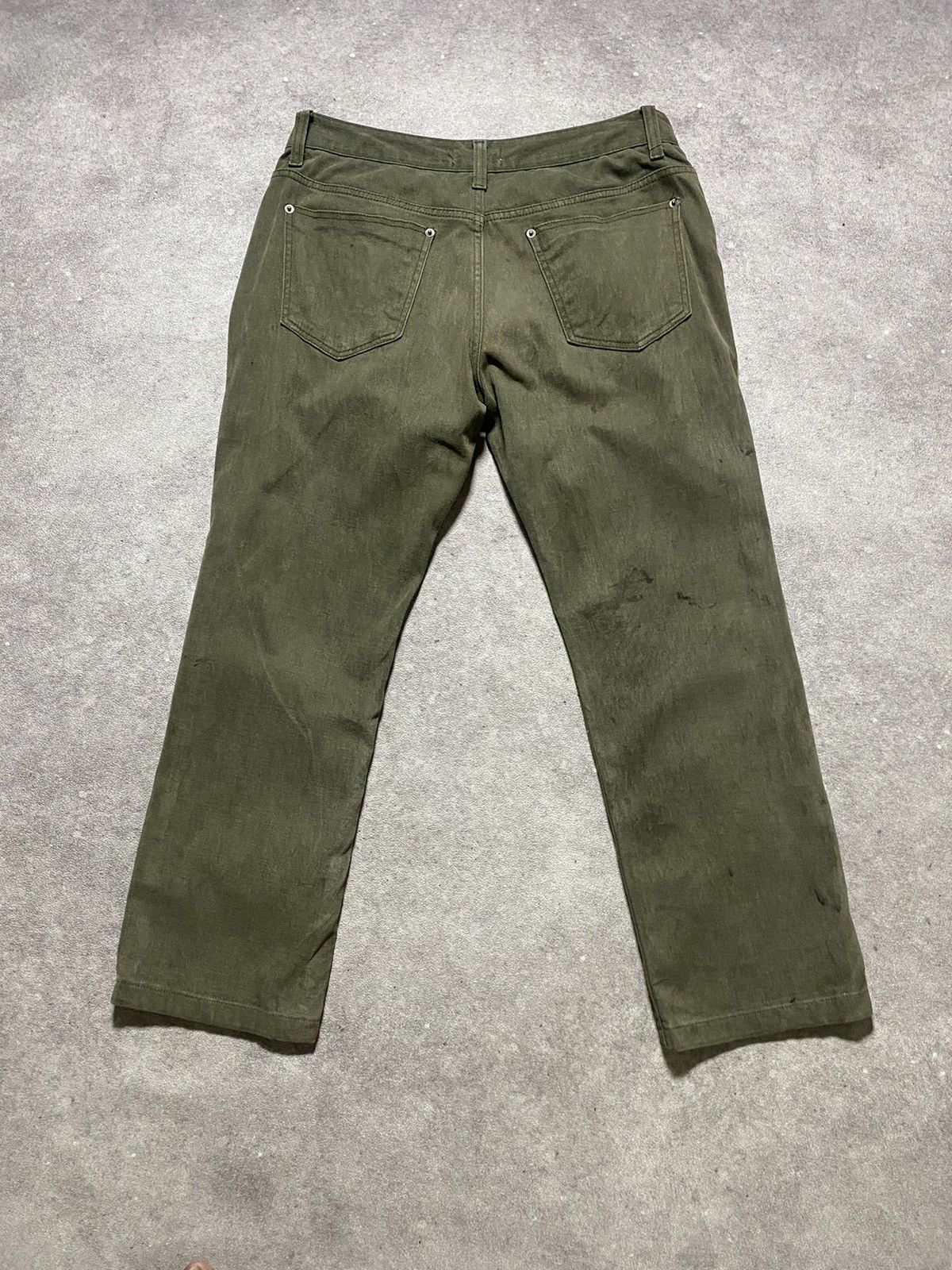 Helmut Lang Helmut Lang Chinos Green Size US 30 / EU 46 - 2 Thumbnail