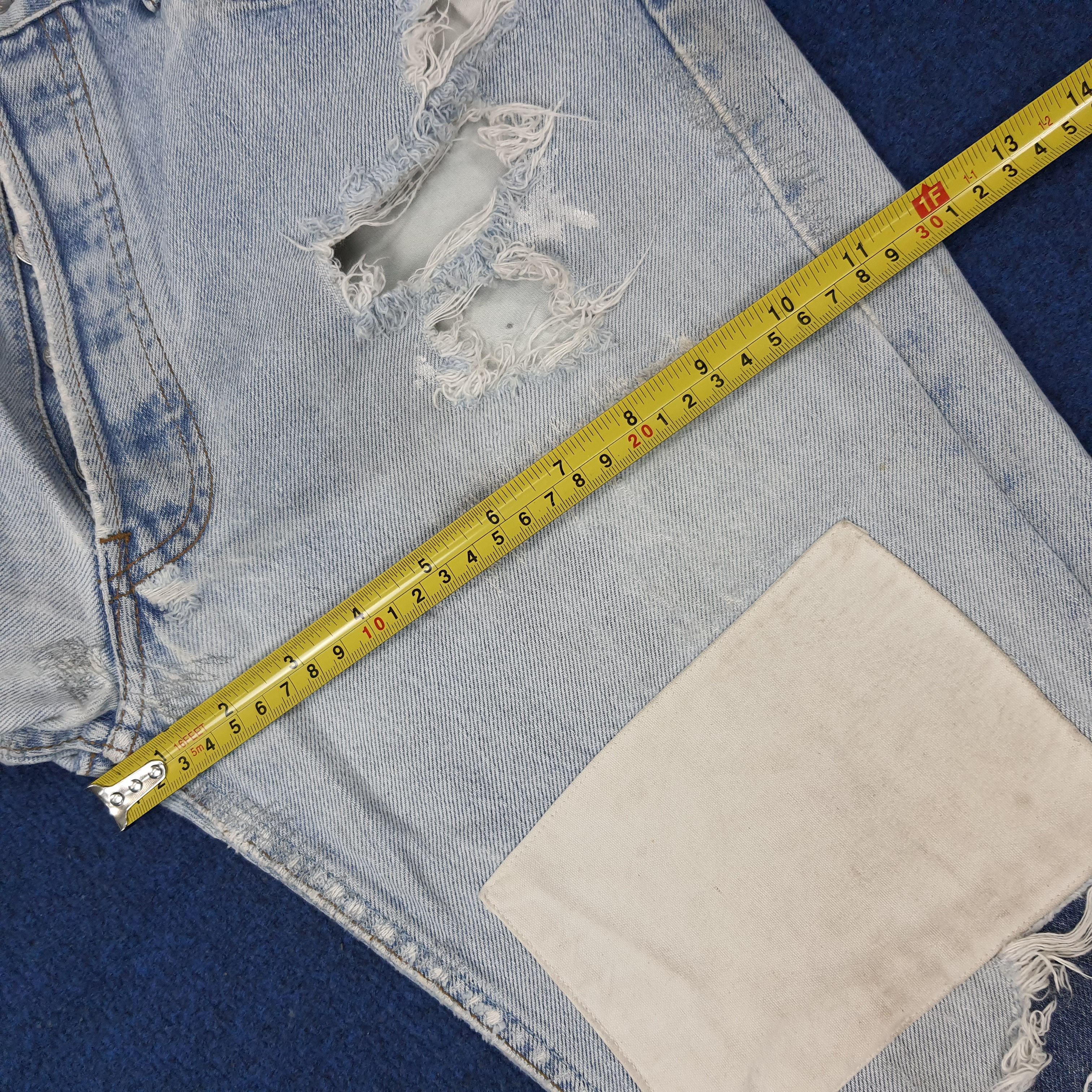 Levi's Vintage Levi's Distressed Doraemon Patchwork Jean C252N17 Size US 28 / EU 44 - 15 Thumbnail