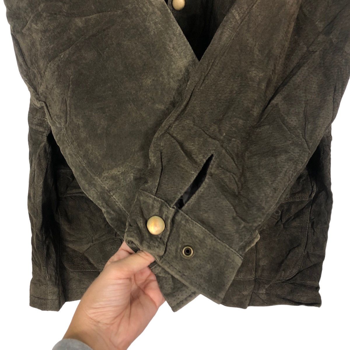 Japanese Brand 🔥90’s Vintage Genuine Leather Jacket Cinzia Pierucci Italy Size US M / EU 48-50 / 2 - 12 Thumbnail