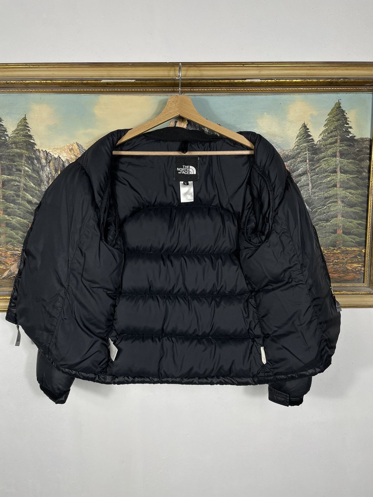The North Face × Vintage Black TNF Retro 00s Jacket Travis Scott Kylie Jenner Vibe Size S / US 4 / IT 40 - 7 Thumbnail