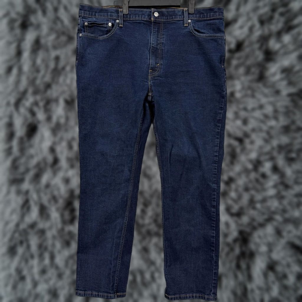 Levi's Levis Jeans 541 Mens 42x29.5 Blue Athletic Taper Stretch Denim Dark Wash Classic Size US 42 / EU 58 - 1 Thumbnail