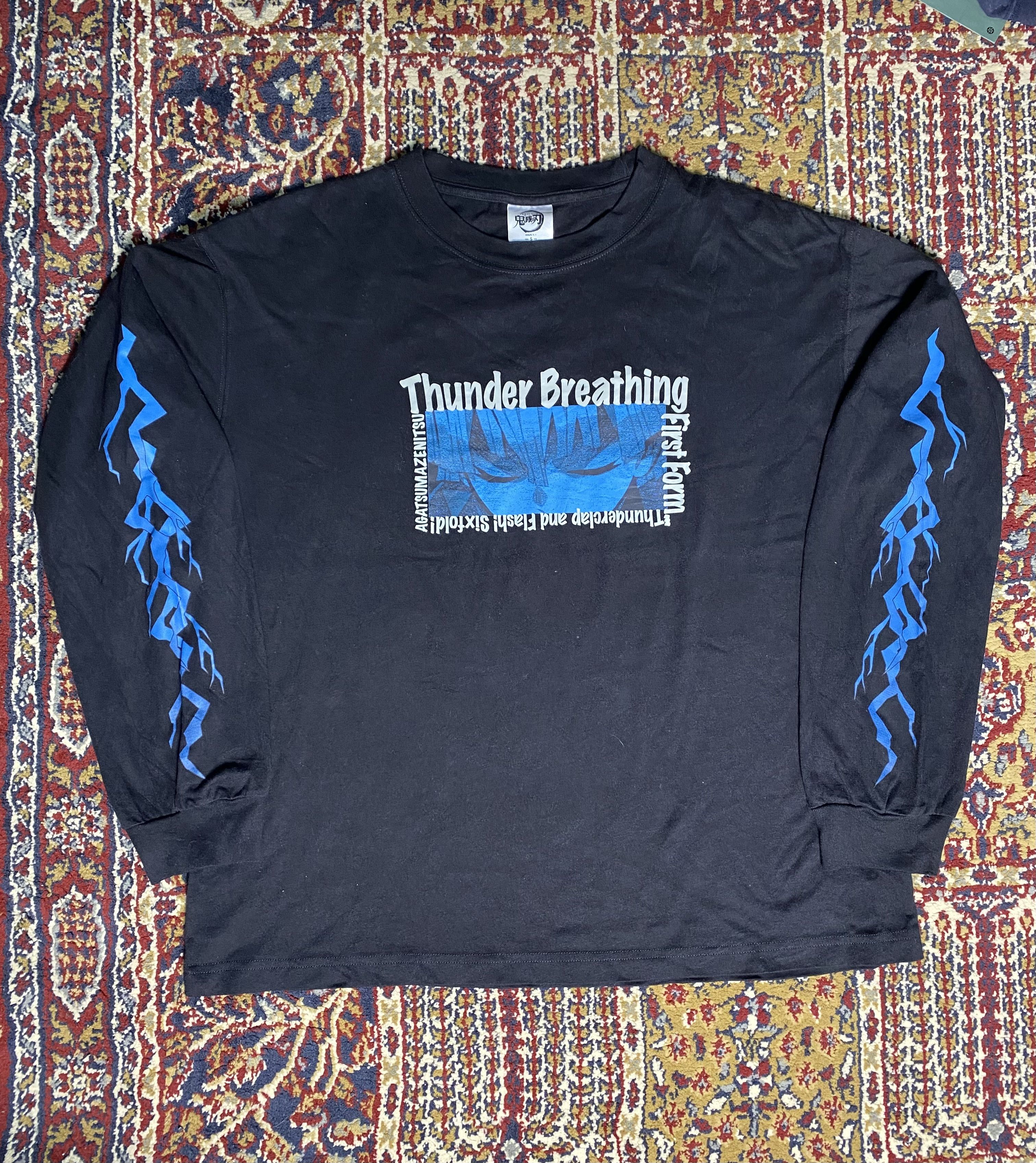 Japanese Brand Zenitsu Thunder Breathing Demon Slayer Anime T-shirt Size US S / EU 44-46 / 1 - 1 Thumbnail