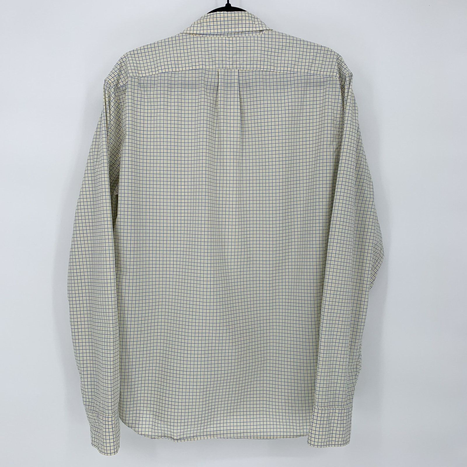 J.Crew J.Crew Button Down Shirt Men's Large Yellow Blue Gingham Size US L / EU 52-54 / 3 - 8 Thumbnail