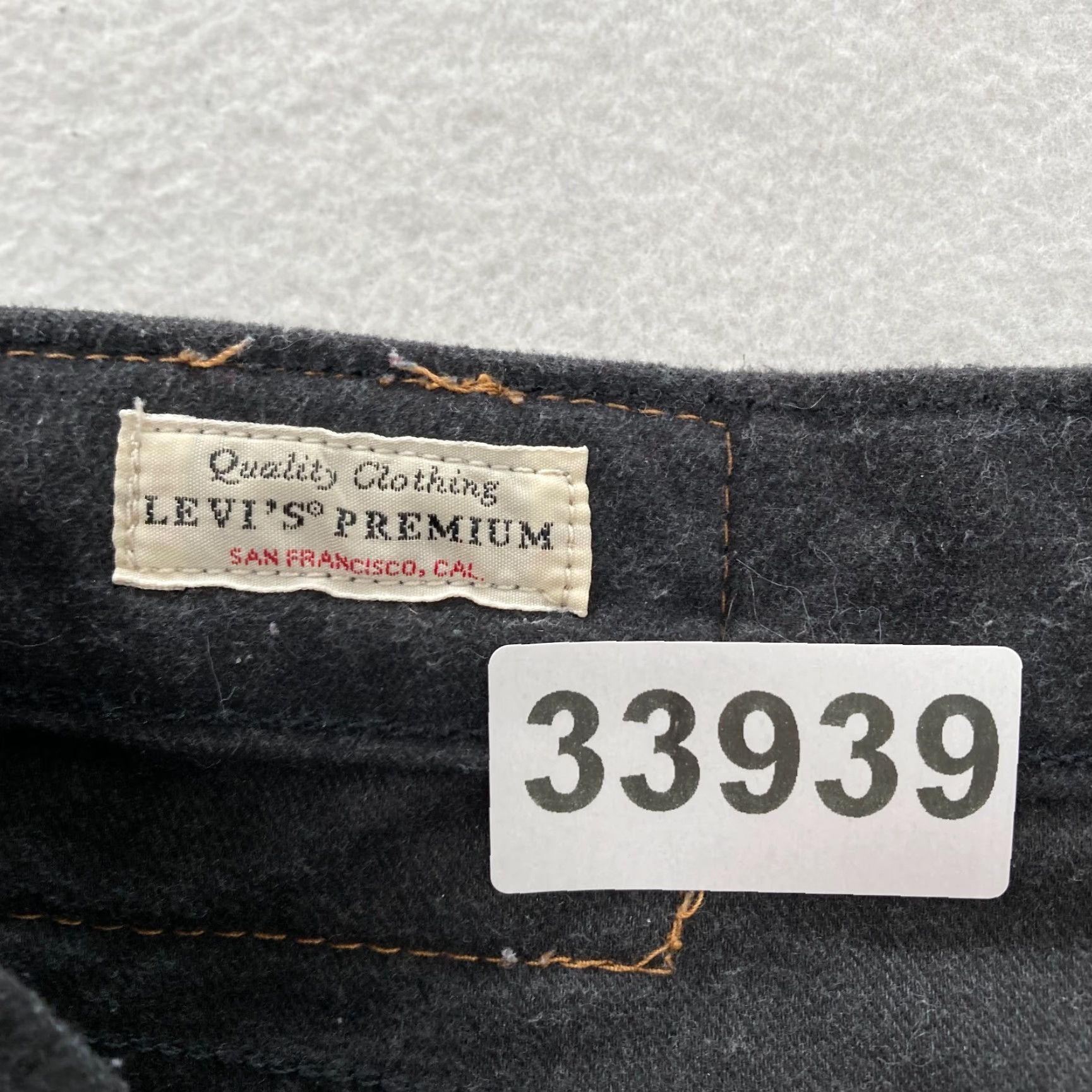 Levi's Levi's 512 5-Pocket Chino Pants Mens 32x32 Slim Tapered Black Premium Big E Size US 32 / EU 48 - 5 Thumbnail