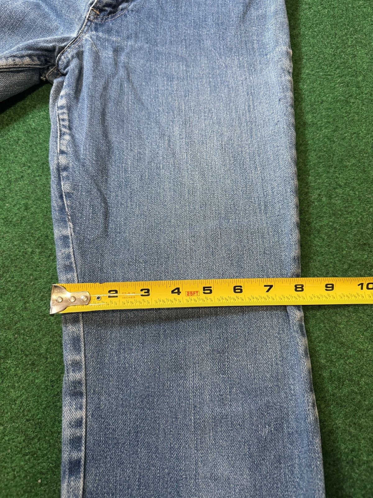 Levi's Vintage Clothing × Vintage Vintage 70s 80s Levi’s Plowboy 24x32 Light Wash Jeans Size US 26 / EU 42 - 8 Thumbnail