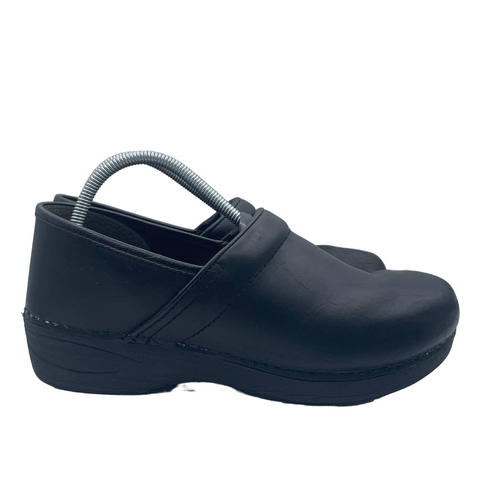 Dansko Pro XP 2.0 Black Nubuck Clogs Shoes Nursing Womens 42