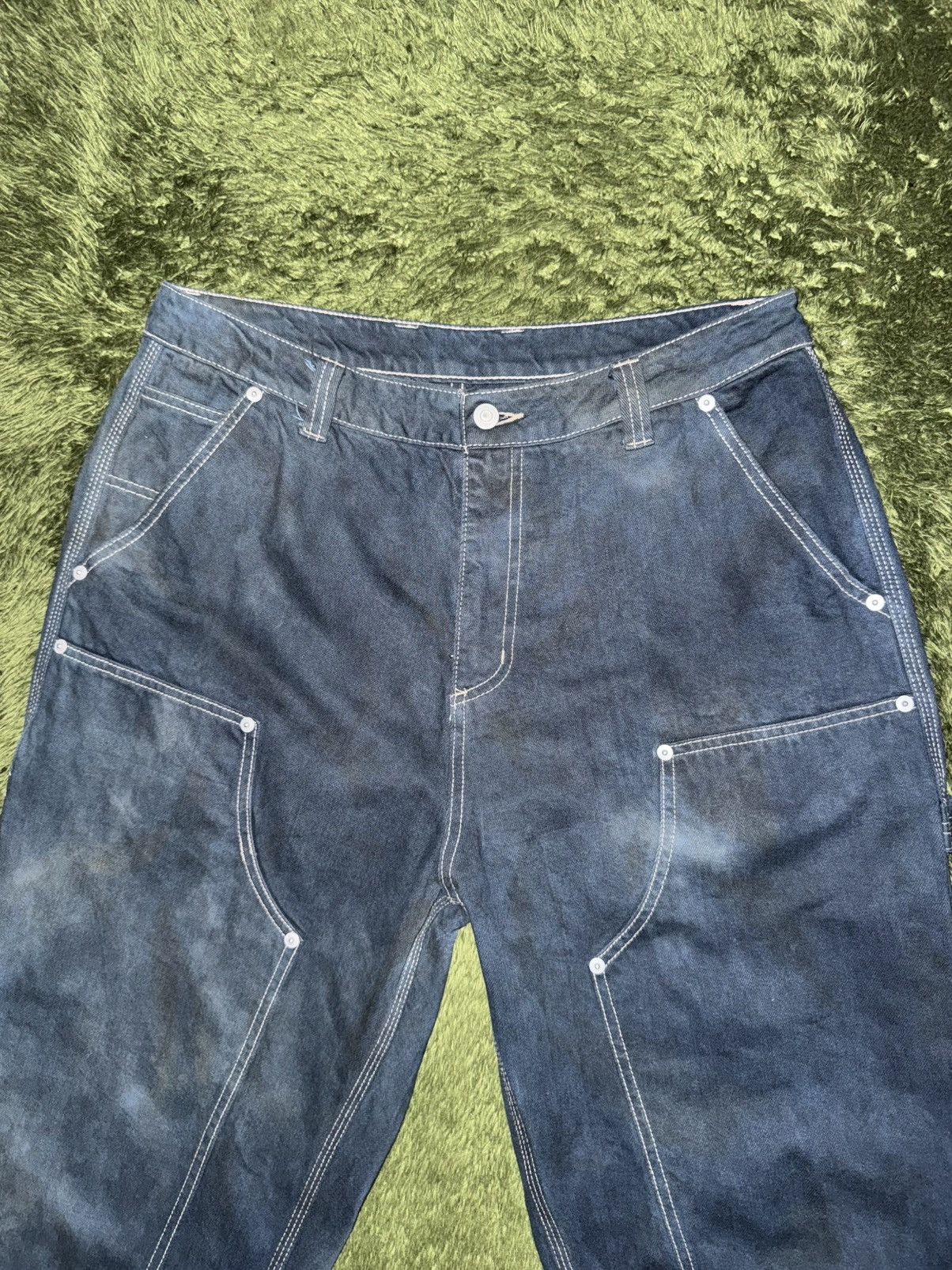 Penfield [XL] Penfield Hand-Dyed Loose Fit Double Knee Work Pants Size US 34 / EU 50 - 5 Thumbnail