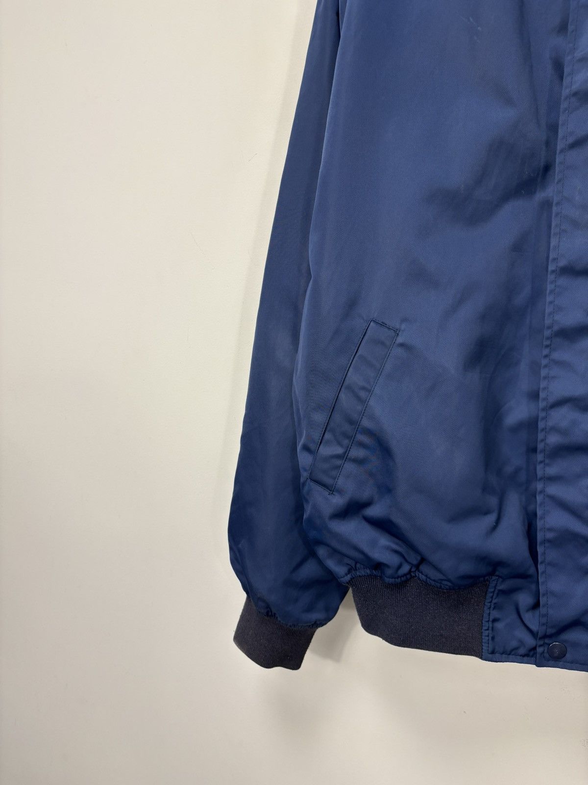 Japanese Brand Vintage Japanese 1990s Big Farm Logo Rare Blue Bomber Jacket Size US L / EU 52-54 / 3 - 7 Thumbnail