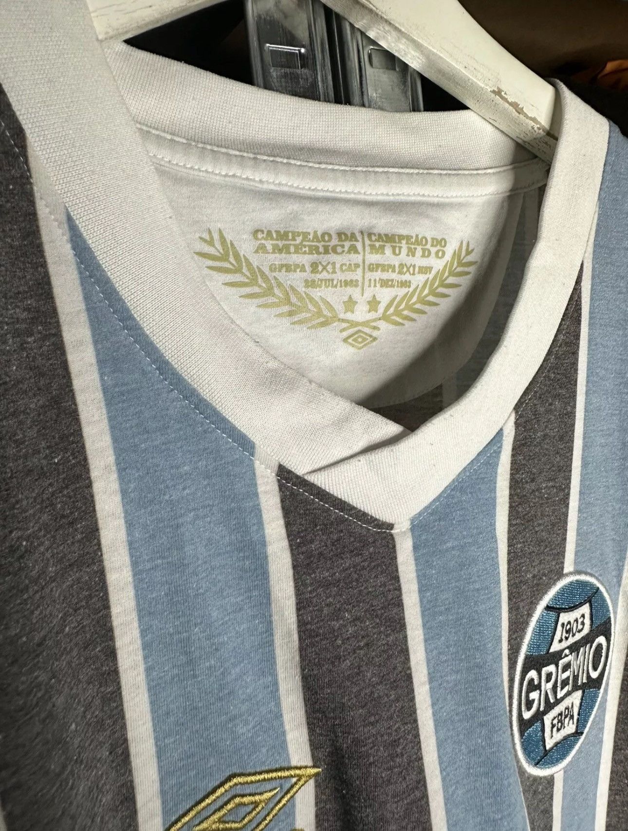 Umbro Official Umbro Camisa MASC Gremio 1983 Retro # 7 Jersey Size US M / EU 48-50 / 2 - 9 Thumbnail
