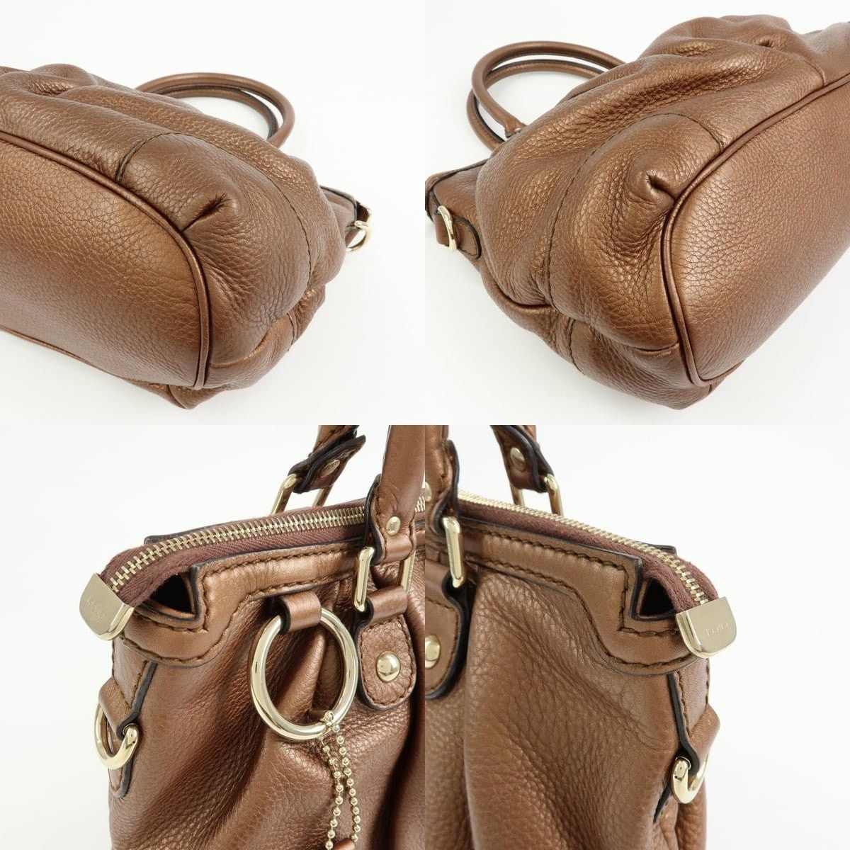 Gucci Gucci Sukey Interlocking G Calfskin Shoulder Bag Brown Size ONE SIZE - 5 Thumbnail